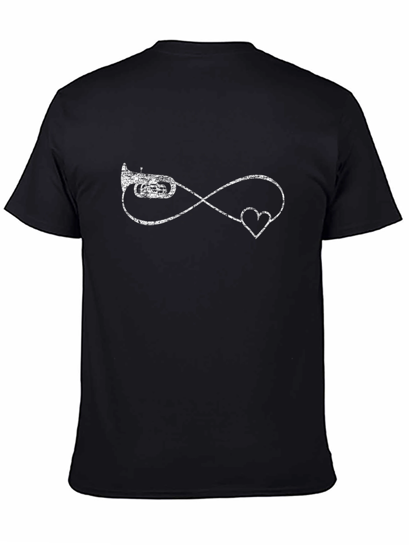Tuba & Love Infinity Graphic Tee - Music Lovers Shirt