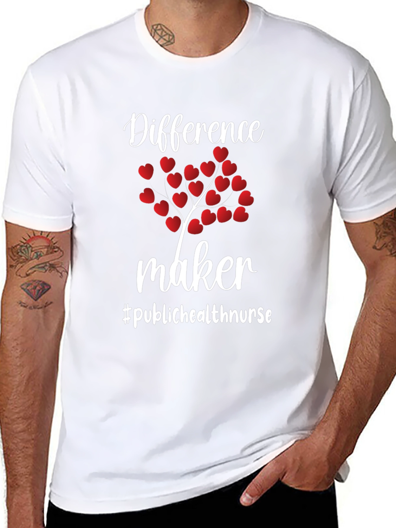 Difference Maker Public Health Nurse T-Shirt