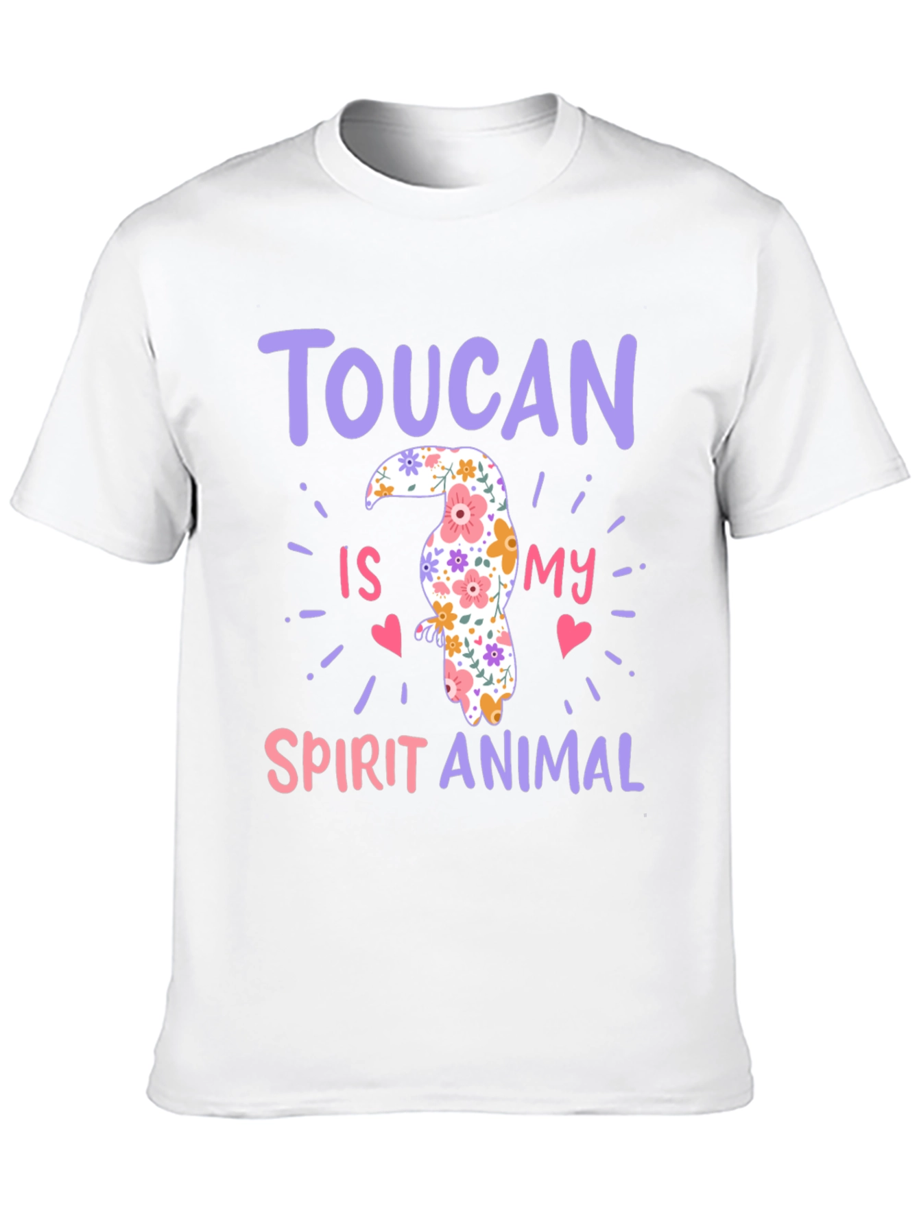 Toucan Spirit Animal Graphic Tee - Black
