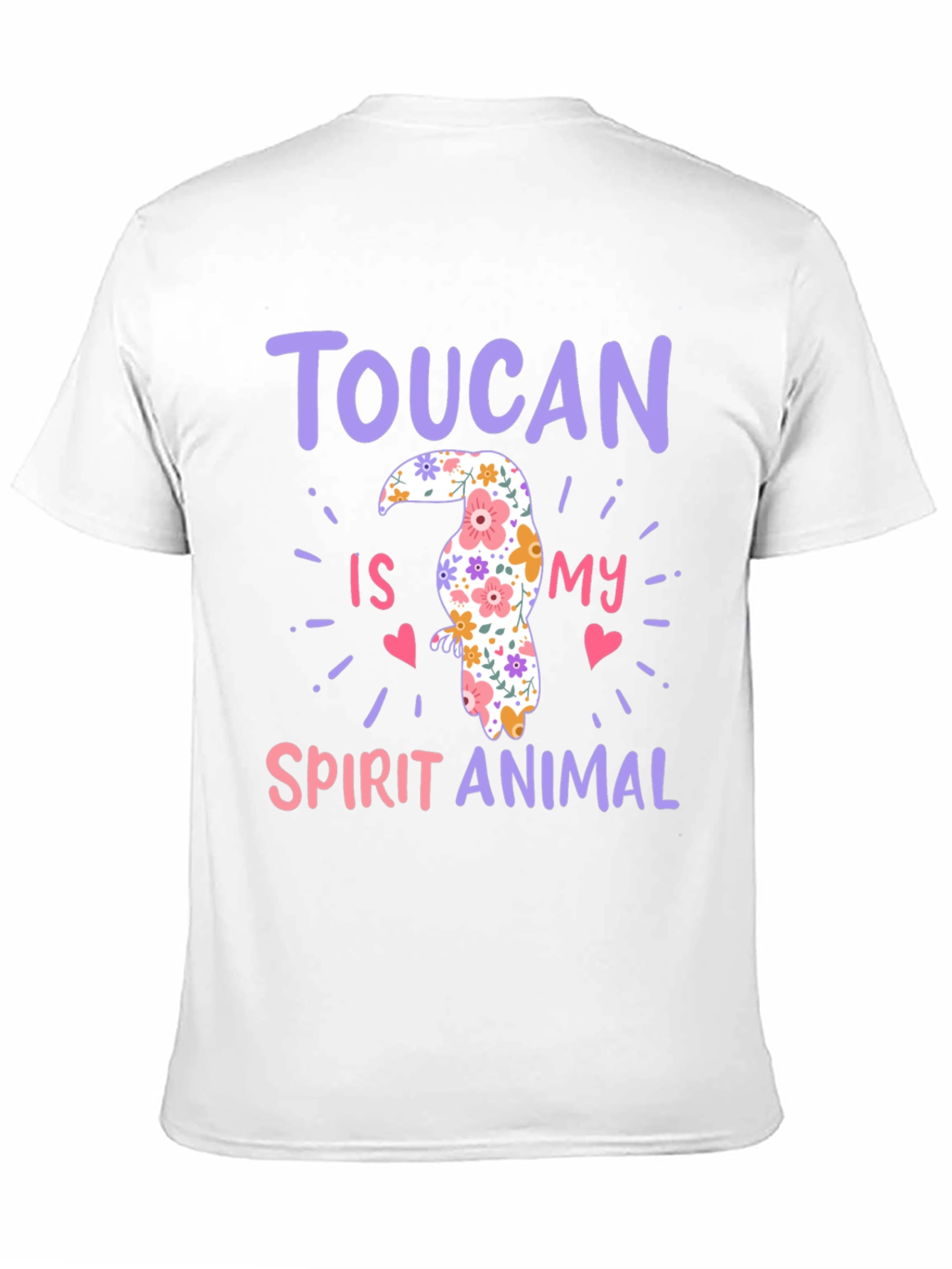 Toucan Spirit Animal Graphic Tee - Black