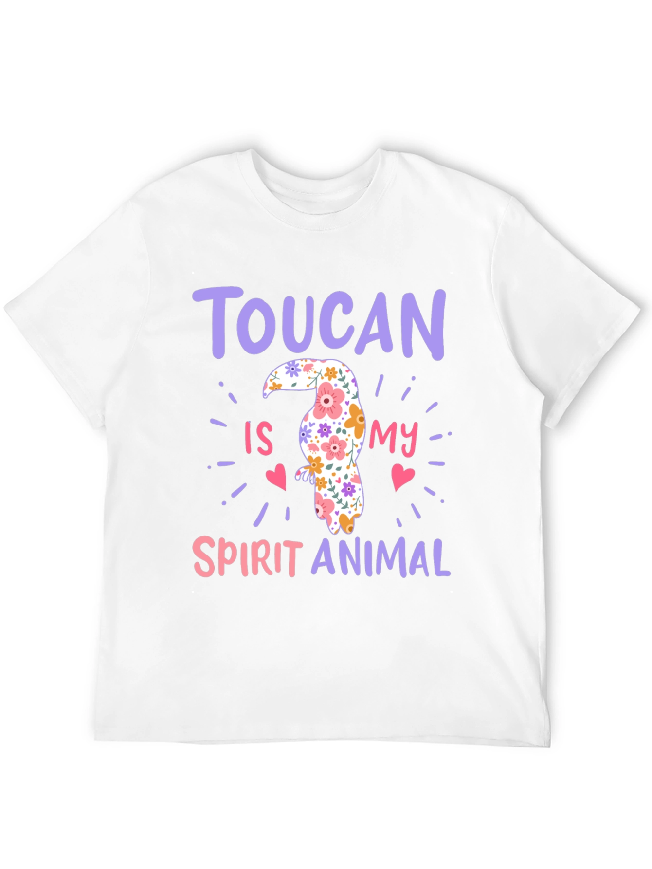 Toucan Spirit Animal Graphic Tee - Black