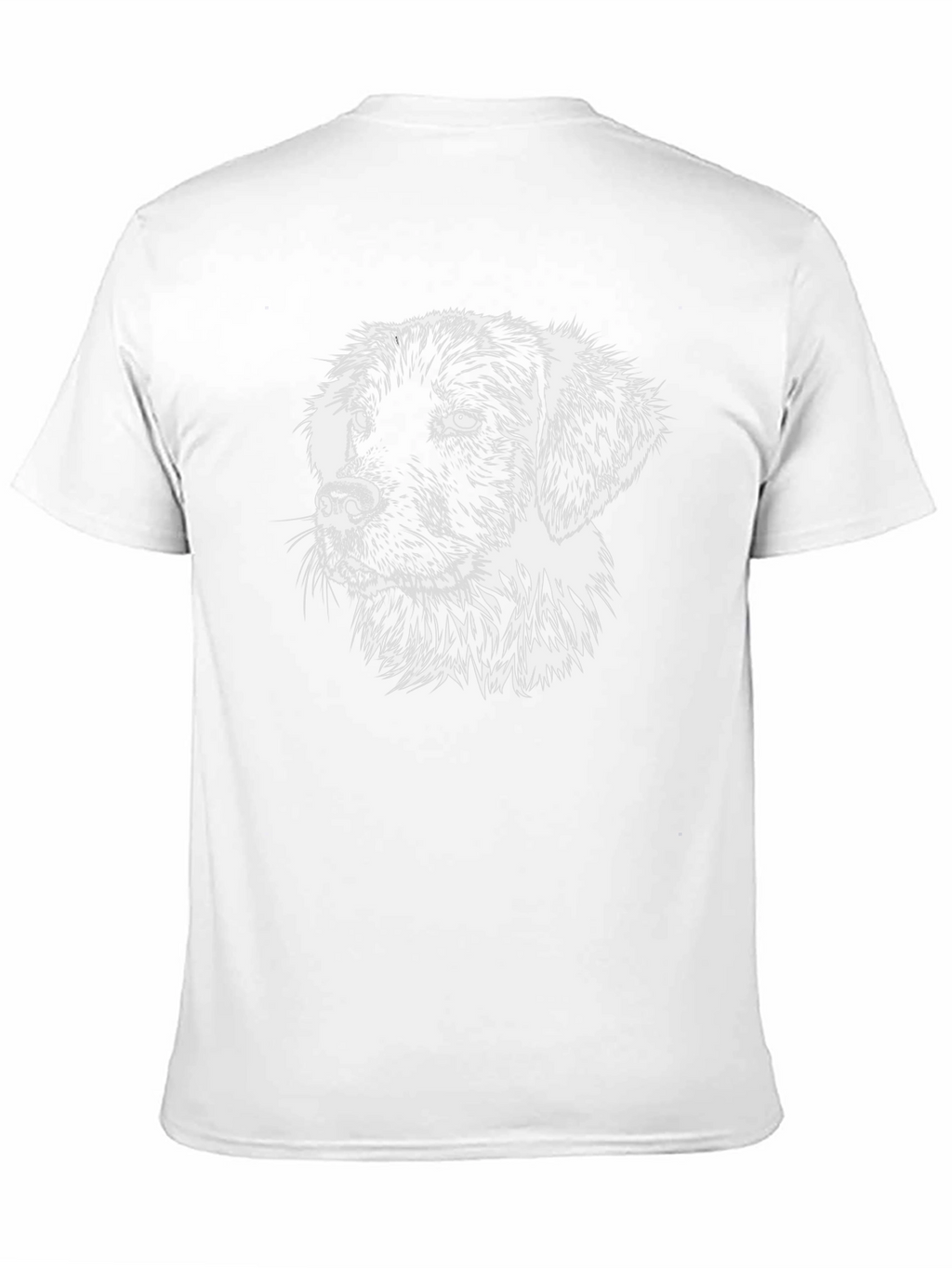 Dog Graphic Tee - Black Cotton Comfort