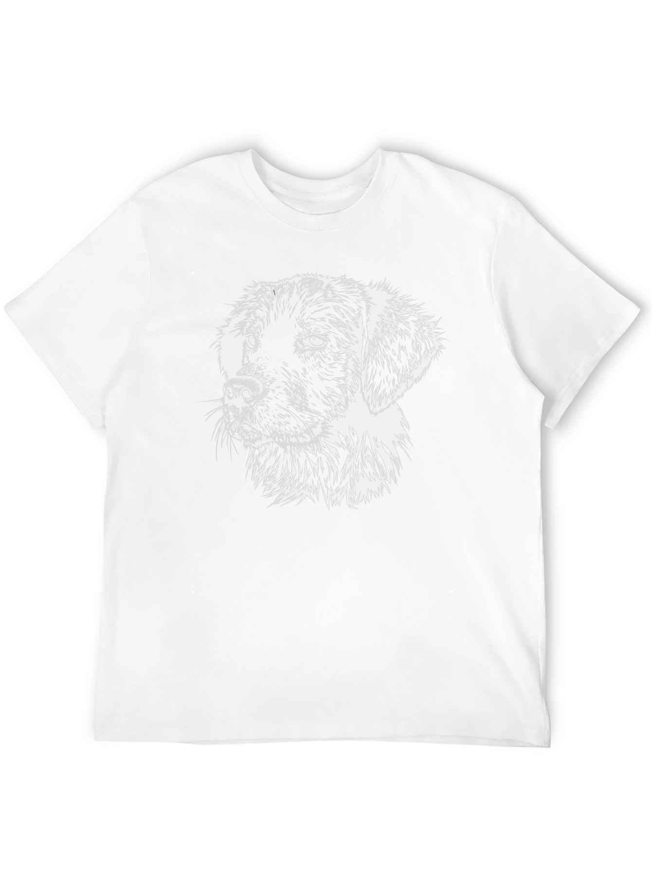 Dog Graphic Tee - Black Cotton Comfort