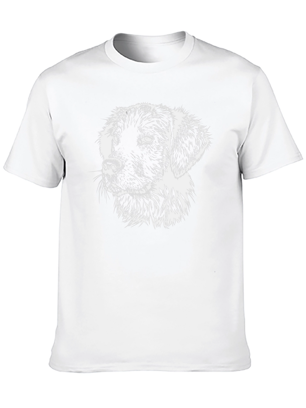 Dog Graphic Tee - Black Cotton Comfort