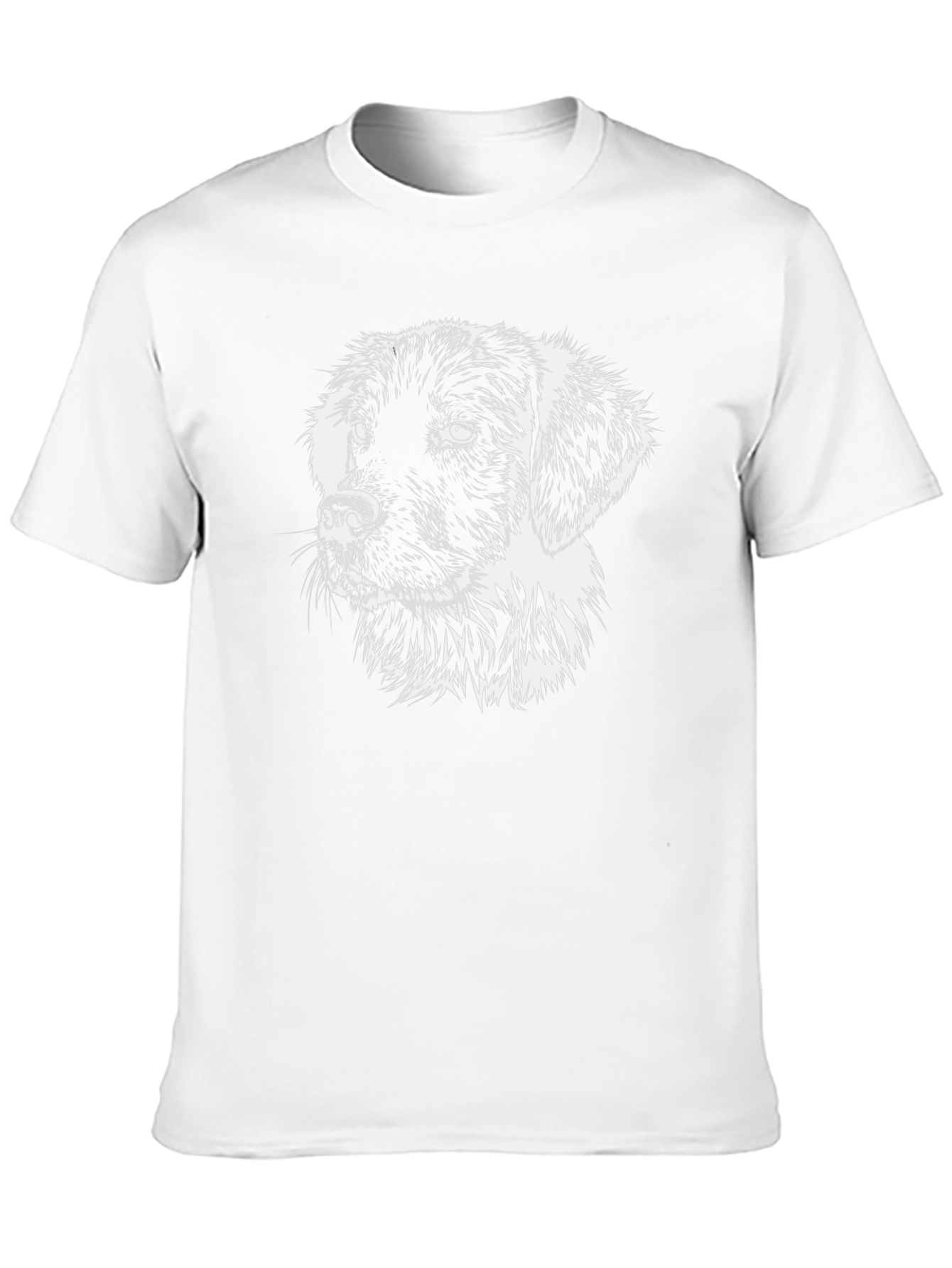 Dog Graphic Tee - Black Cotton Comfort