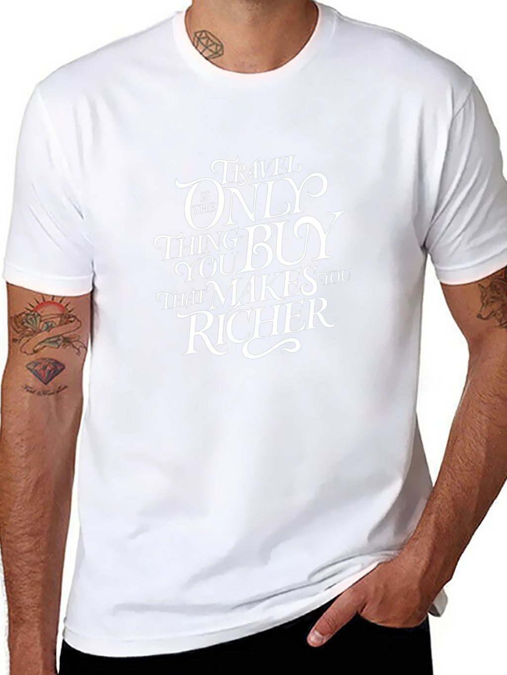 Travel Makes You Richer Graphic Tee