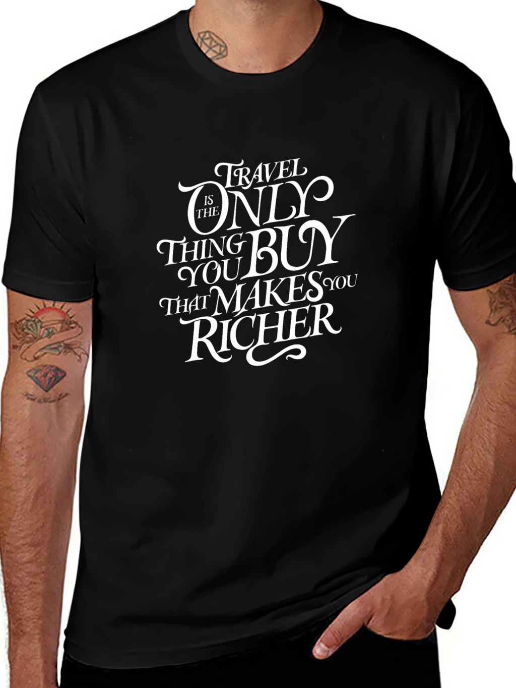 Travel Makes You Richer Graphic Tee