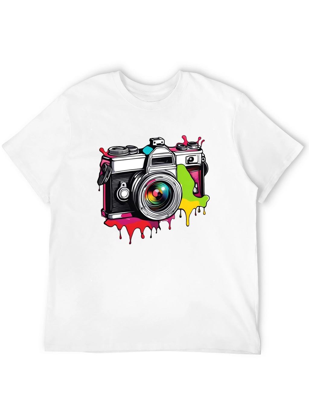 Retro Camera Graphic T-Shirt - Stylish & Unique