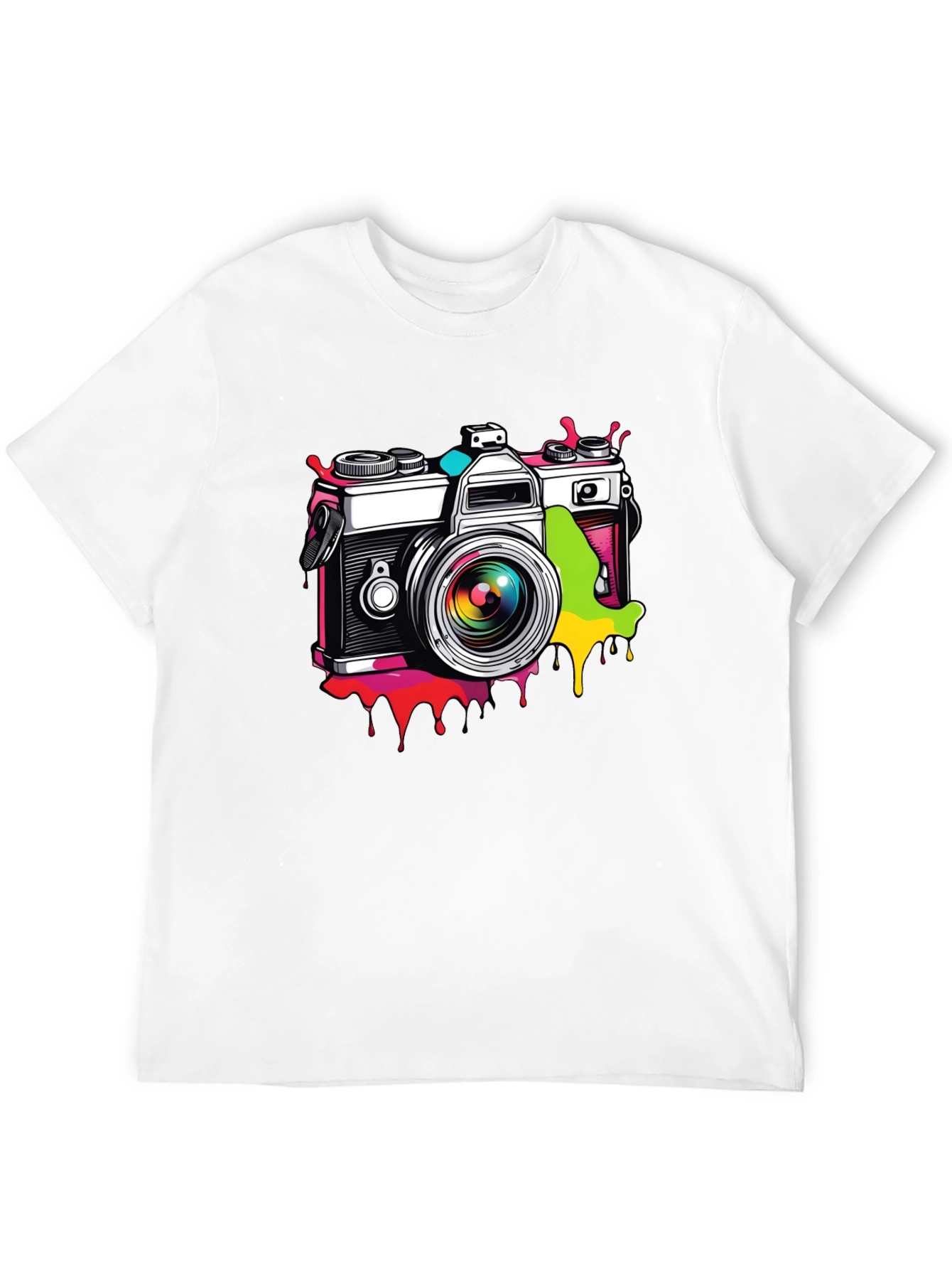 Retro Camera Graphic T-Shirt - Stylish & Unique
