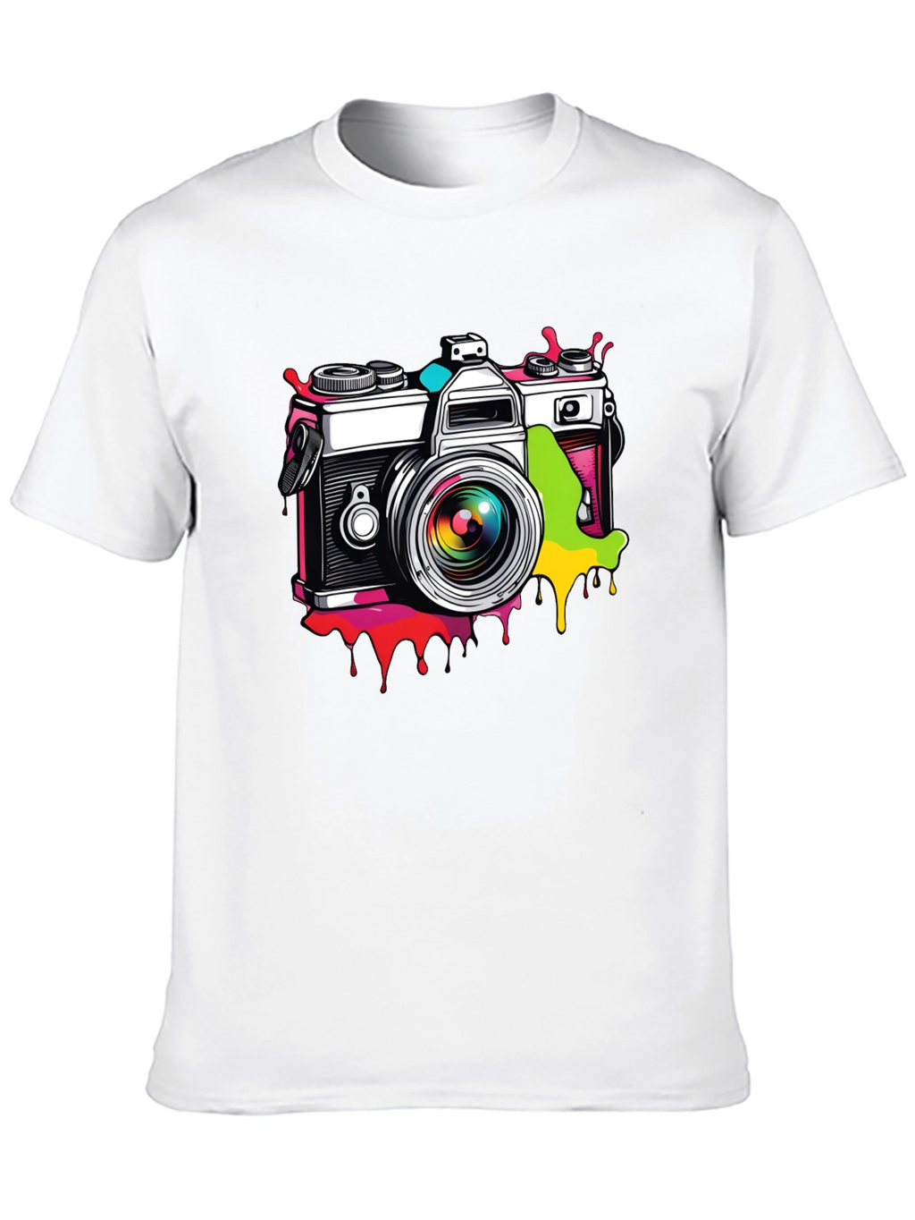 Retro Camera Graphic T-Shirt - Stylish & Unique