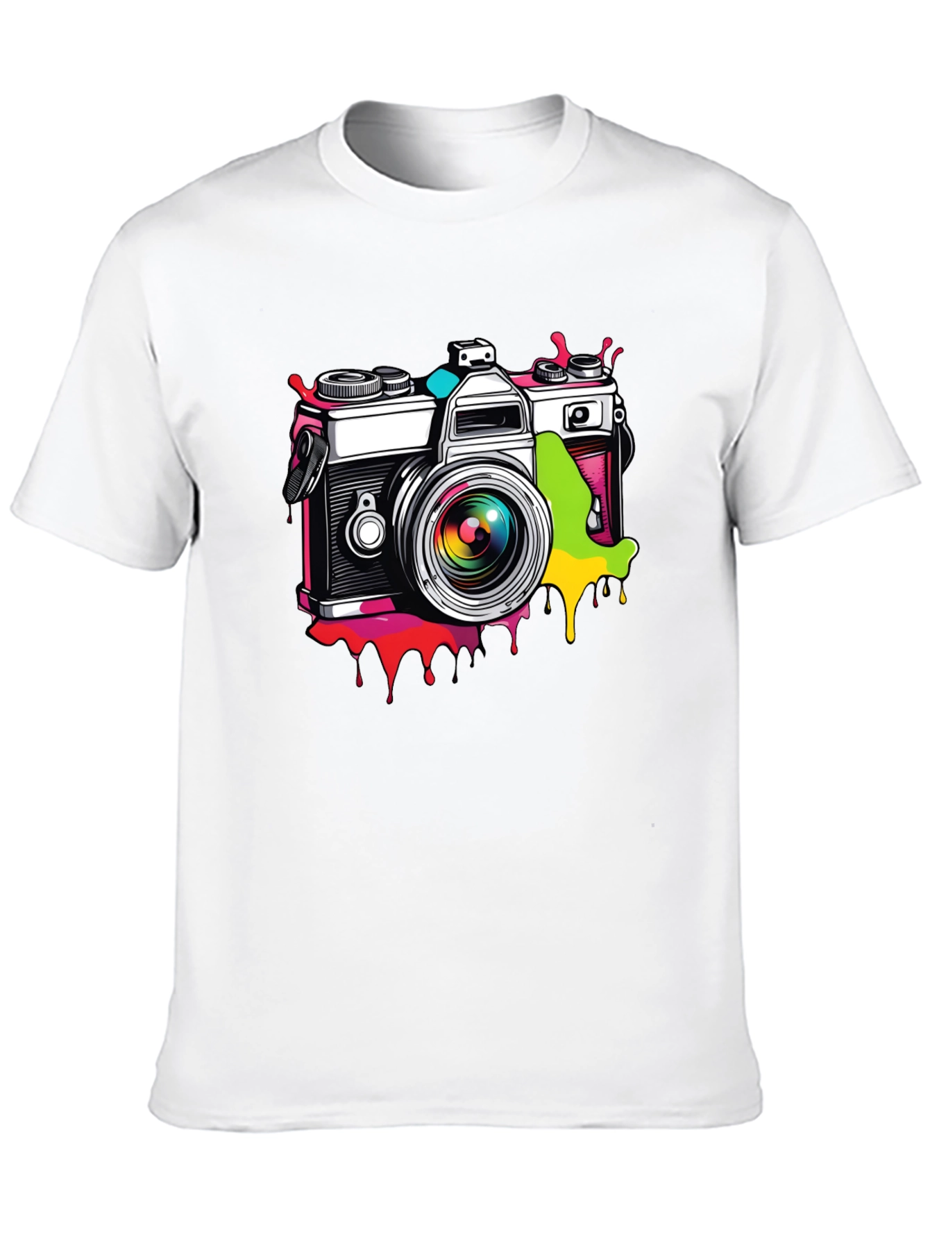 Retro Camera Graphic T-Shirt - Stylish & Unique