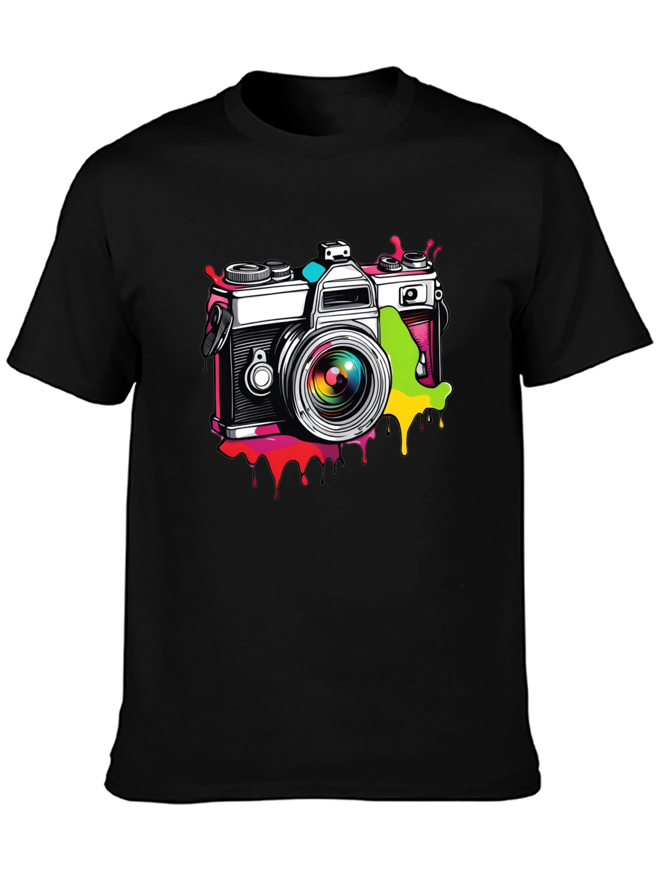 Retro Camera Graphic T-Shirt - Stylish & Unique
