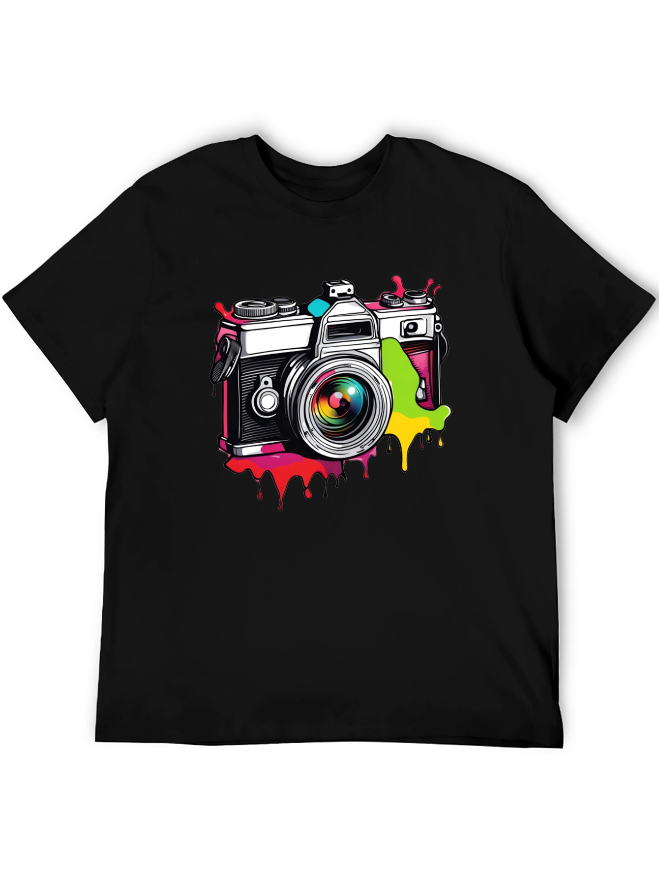 Retro Camera Graphic T-Shirt - Stylish & Unique