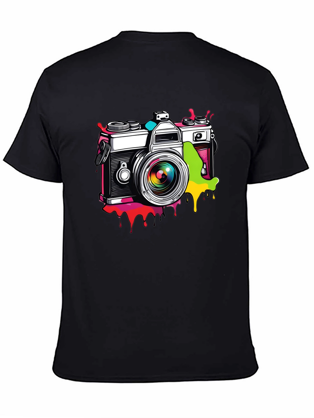 Retro Camera Graphic T-Shirt - Stylish & Unique