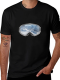 Snowy Mountain Ski Goggles T-Shirt