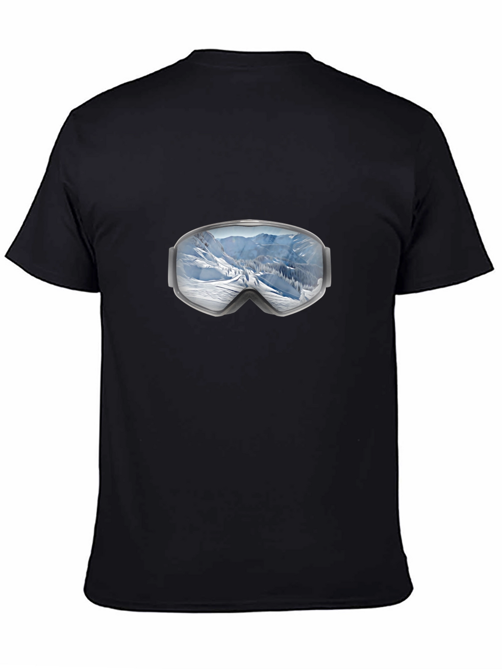 Snowy Mountain Ski Goggles T-Shirt