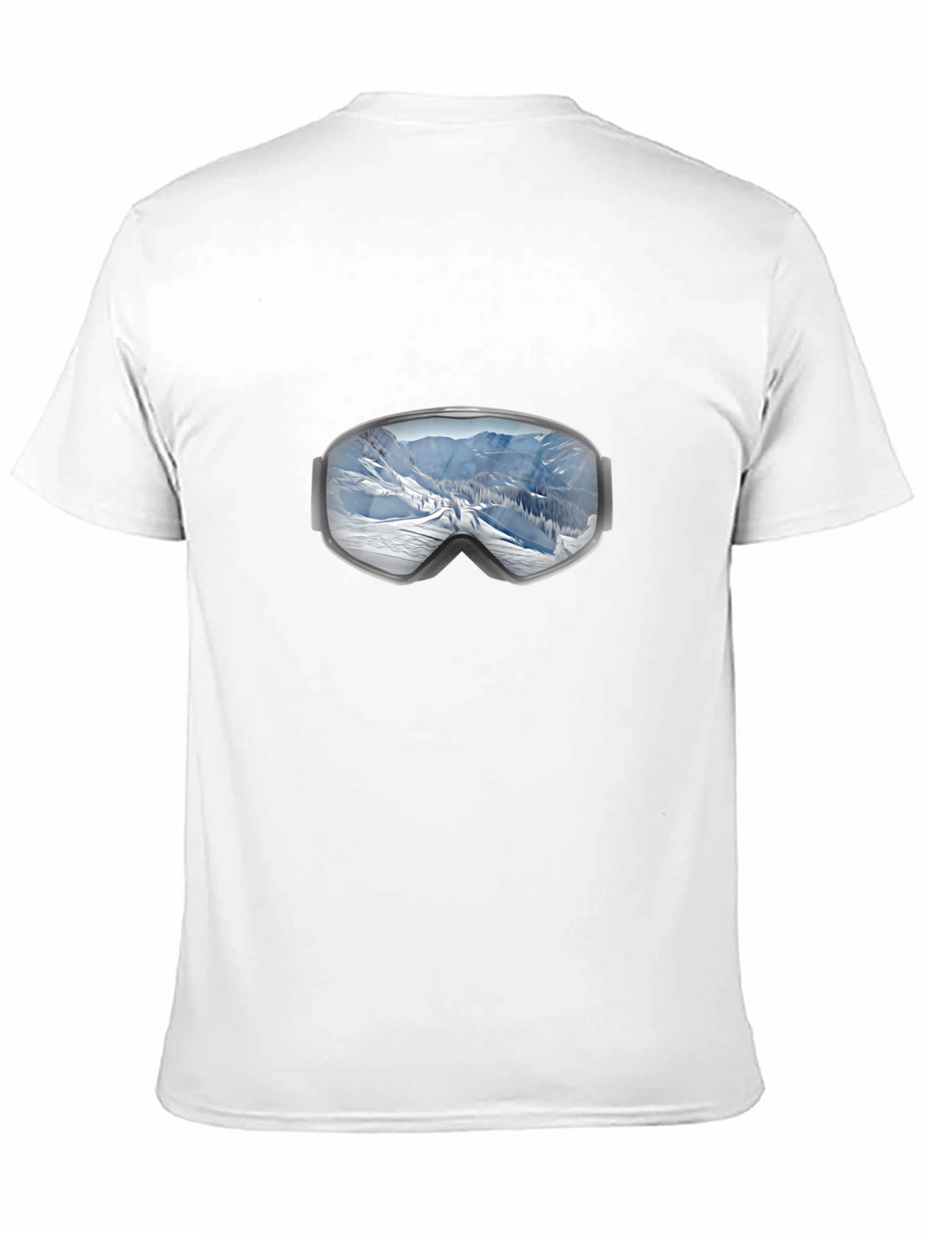 Snowy Mountain Ski Goggles T-Shirt