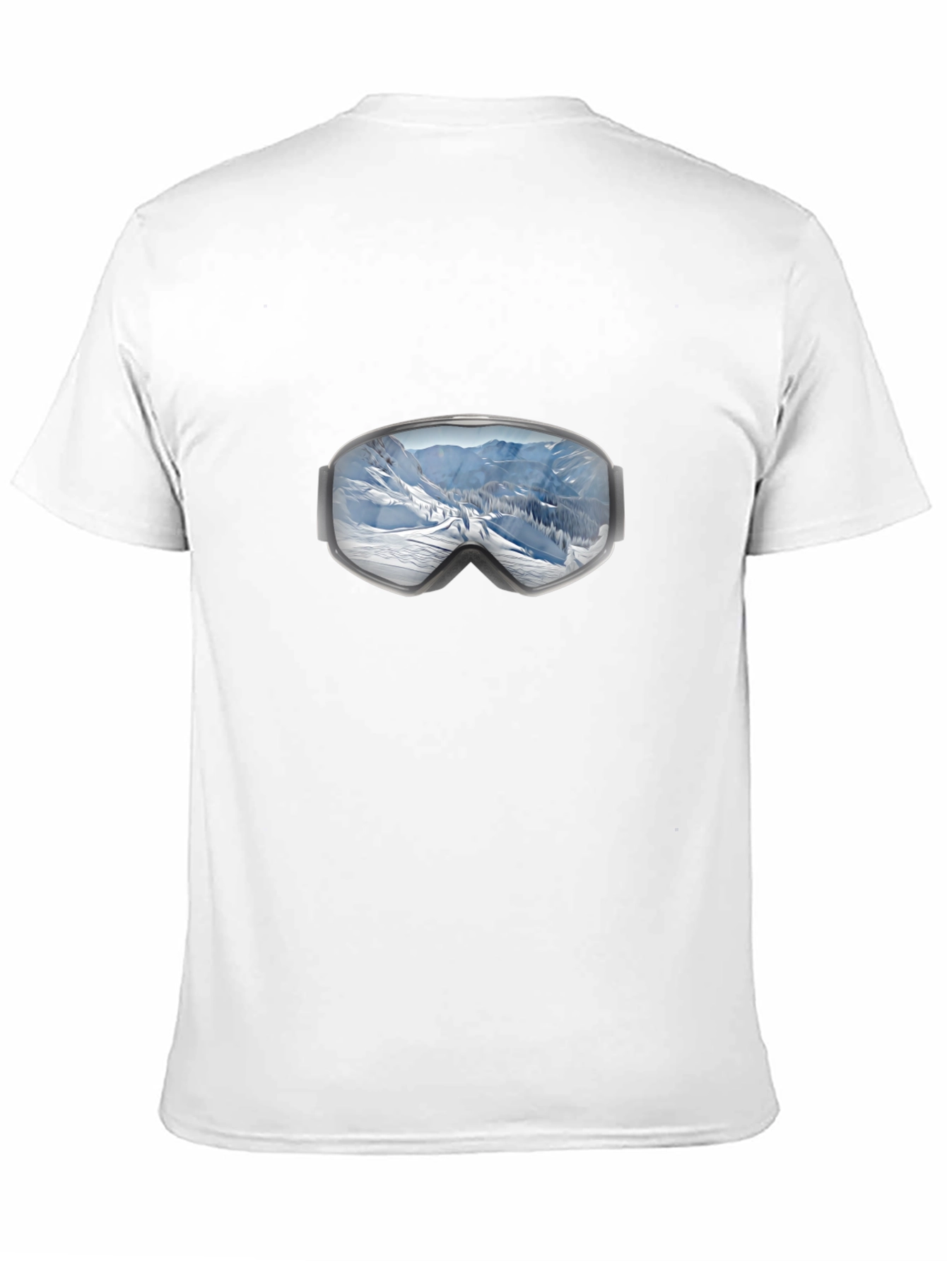 Snowy Mountain Ski Goggles T-Shirt