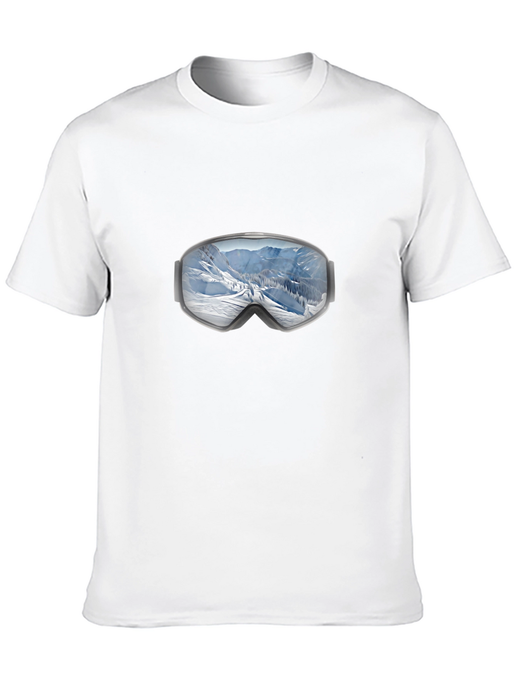 Snowy Mountain Ski Goggles T-Shirt