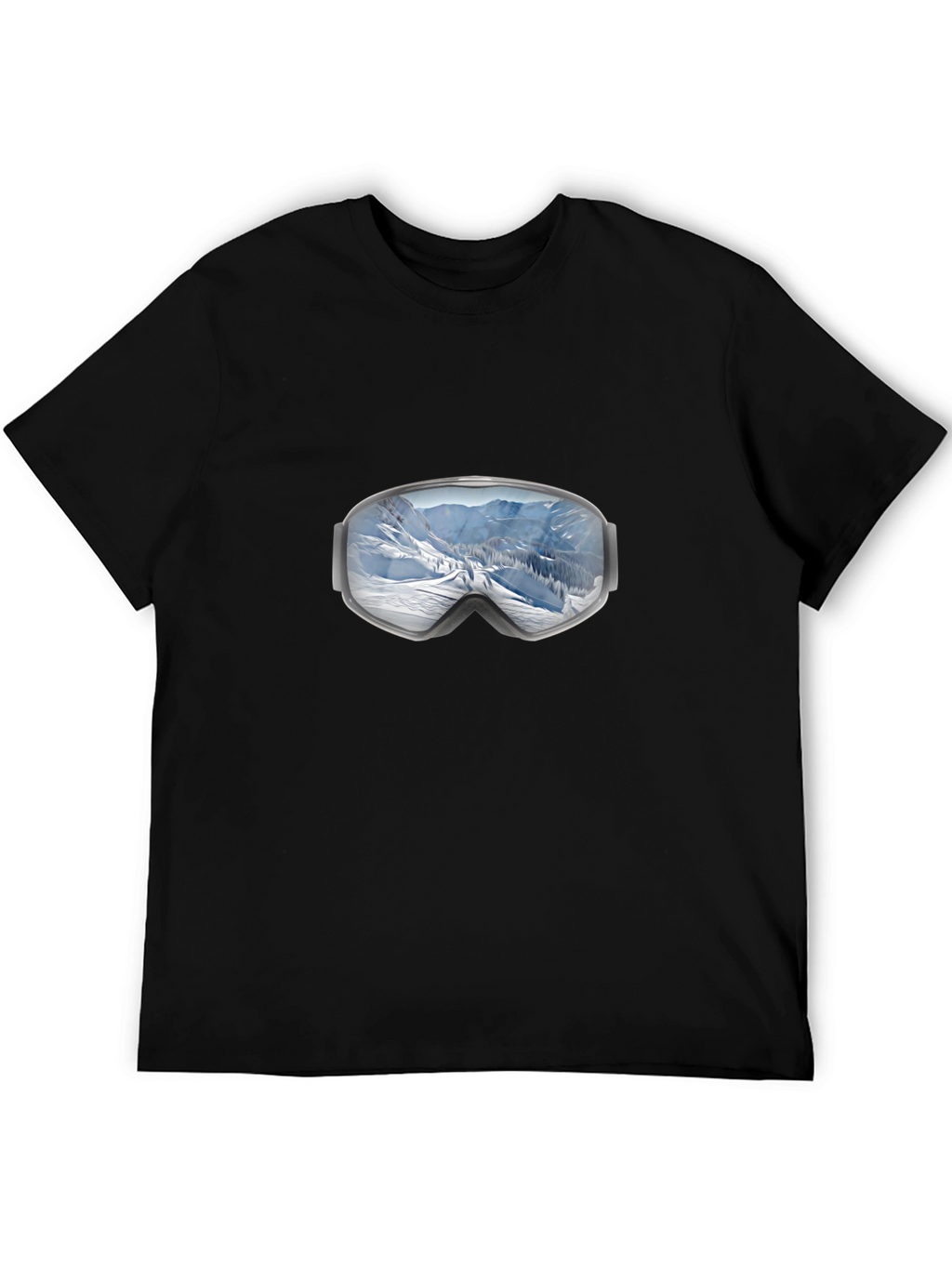Snowy Mountain Ski Goggles T-Shirt
