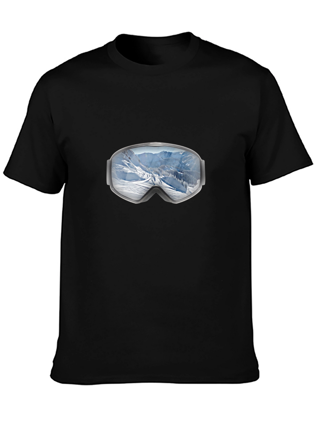 Snowy Mountain Ski Goggles T-Shirt