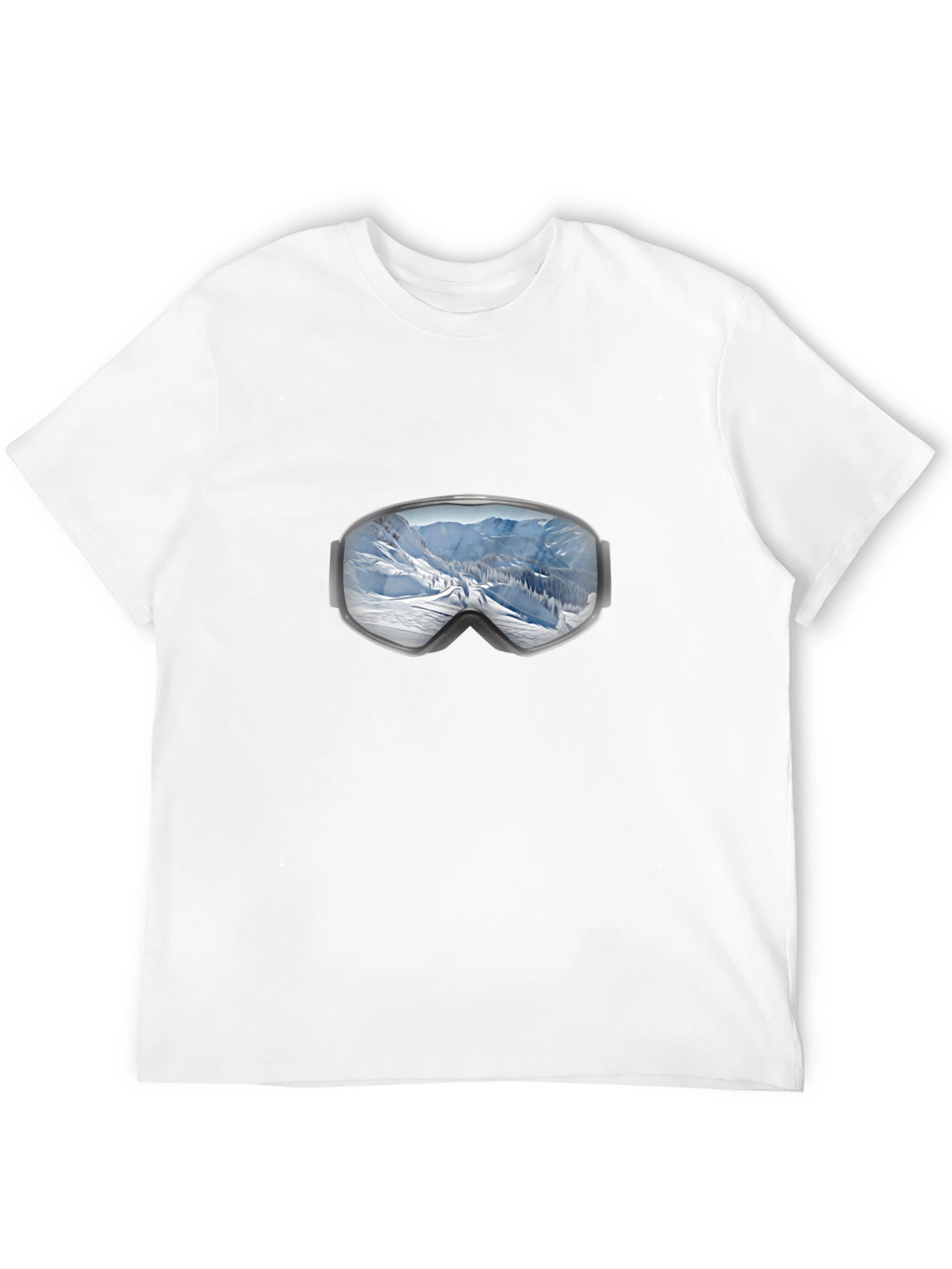 Snowy Mountain Ski Goggles T-Shirt