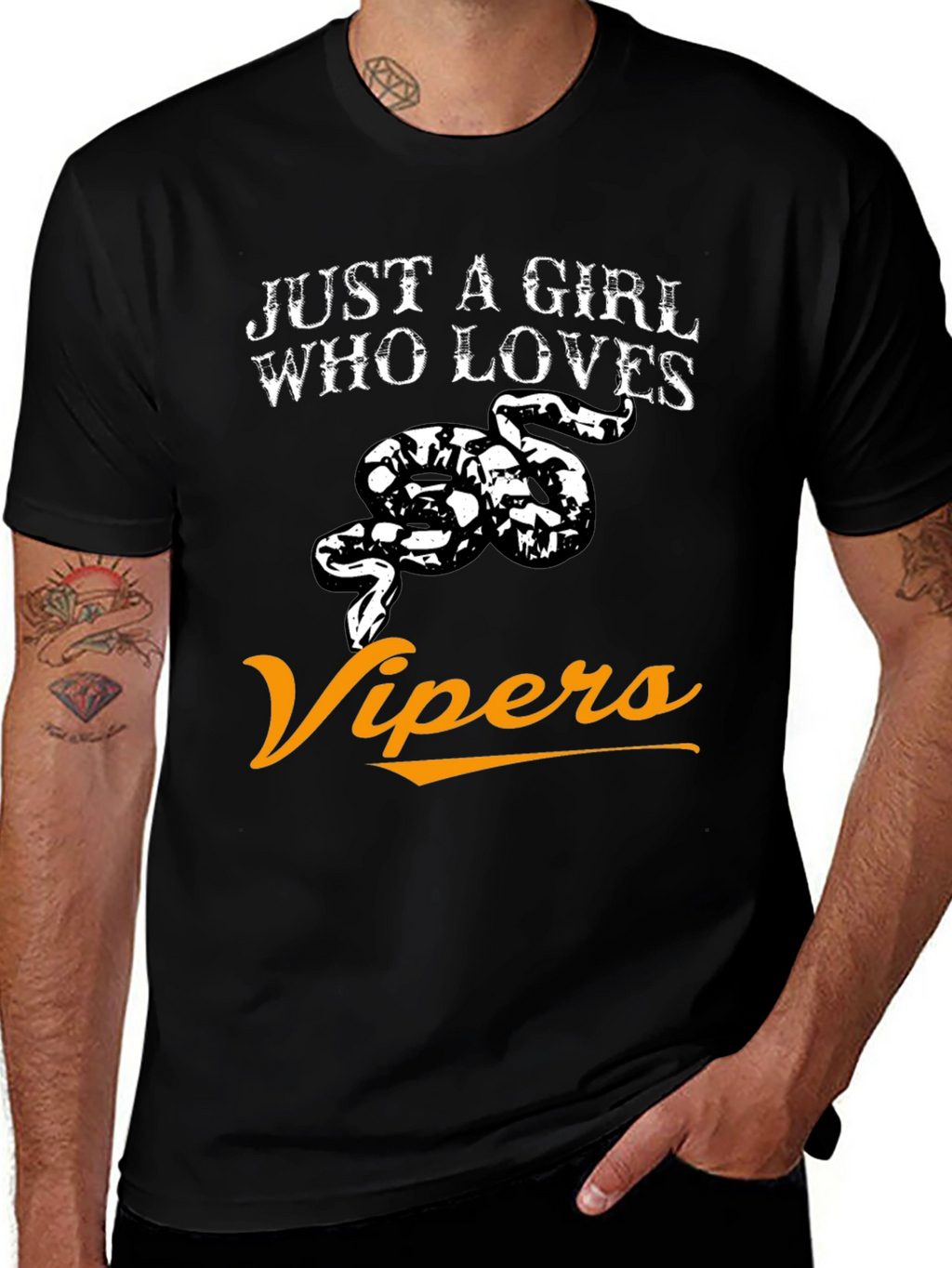 Just A Girl Who Loves Vipers T-Shirt