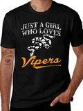 Just A Girl Who Loves Vipers T-Shirt