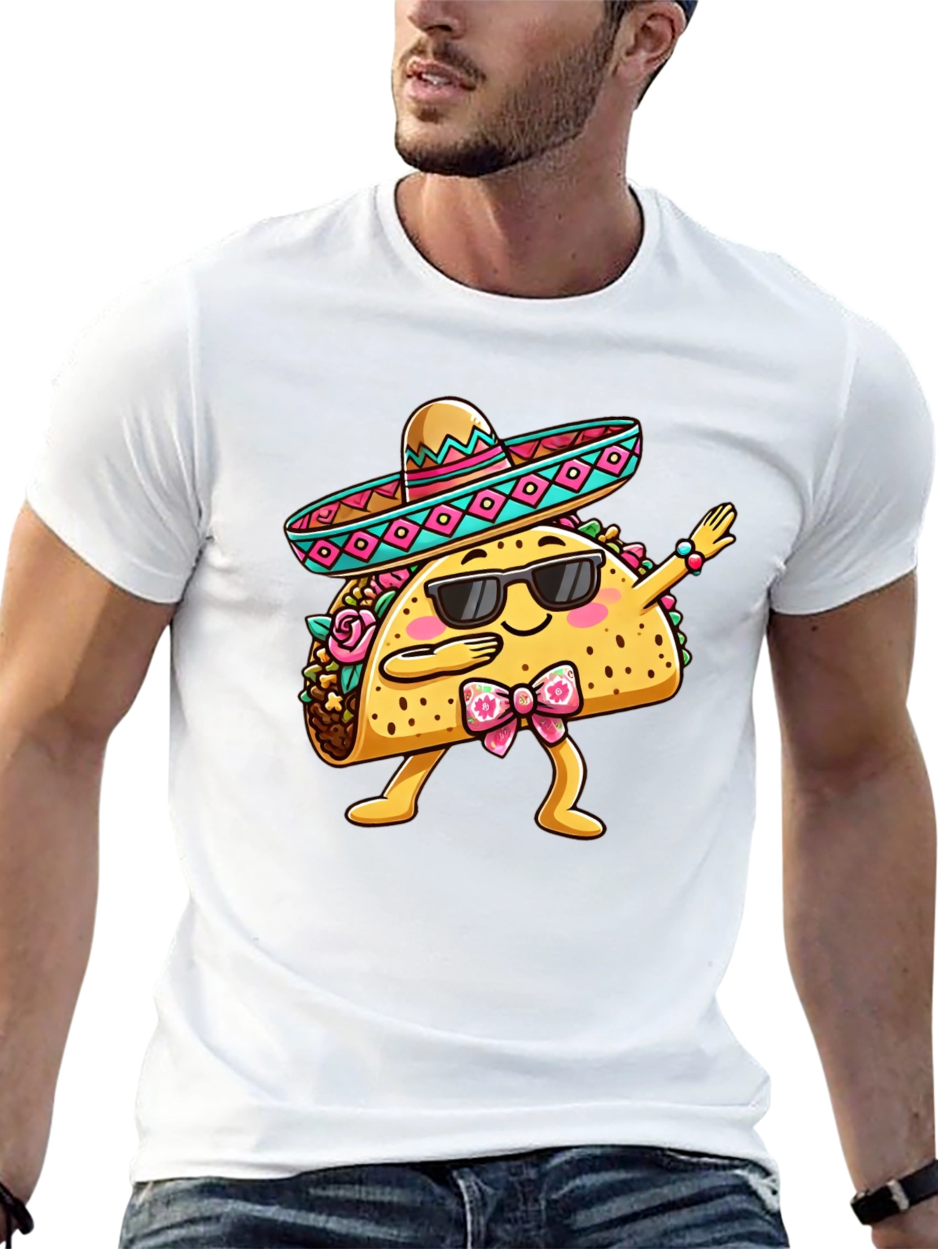 Dabbing Taco T-Shirt - Funny Cinco de Mayo Tee