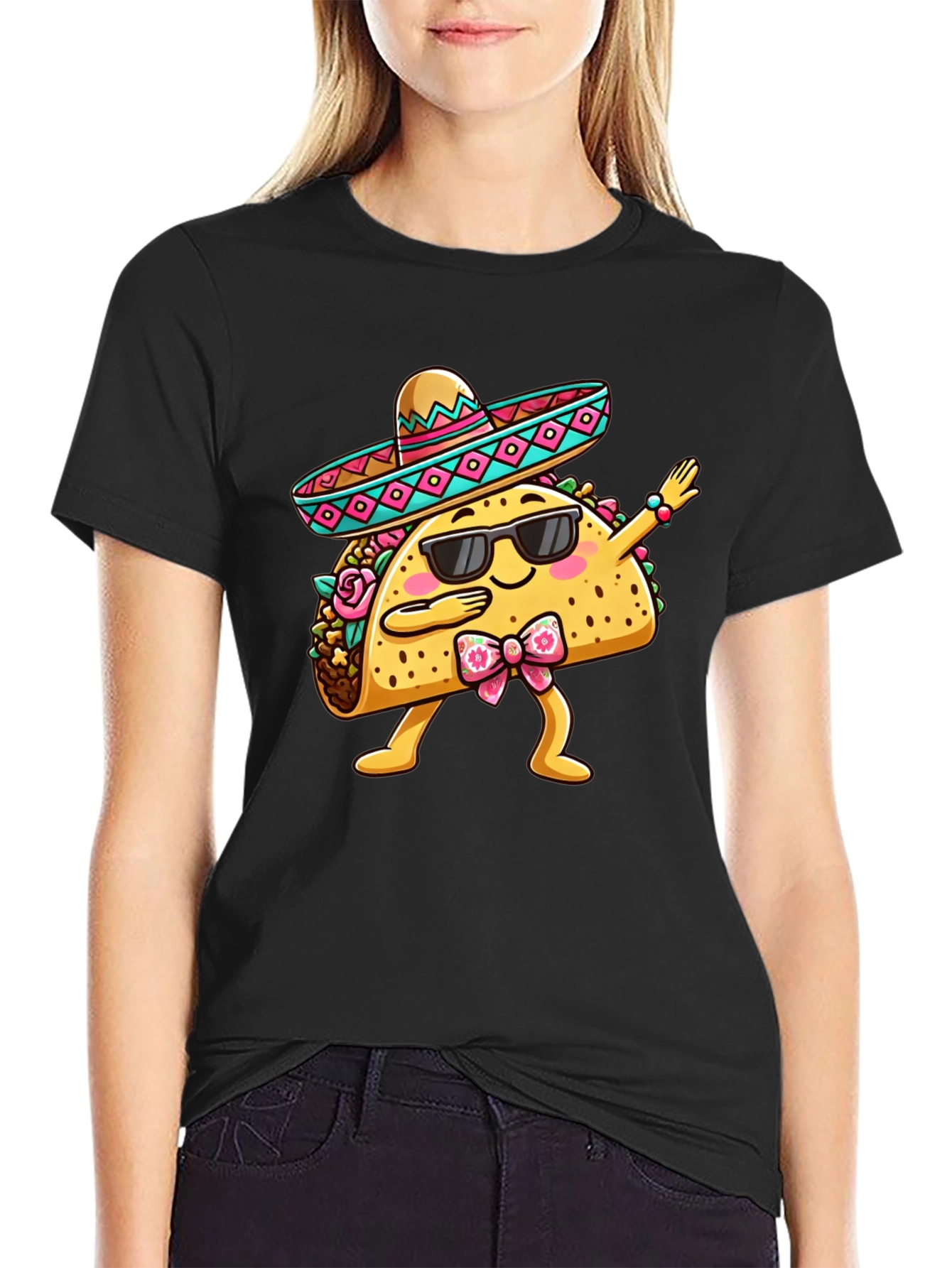 Dabbing Taco T-Shirt - Funny Cinco de Mayo Tee
