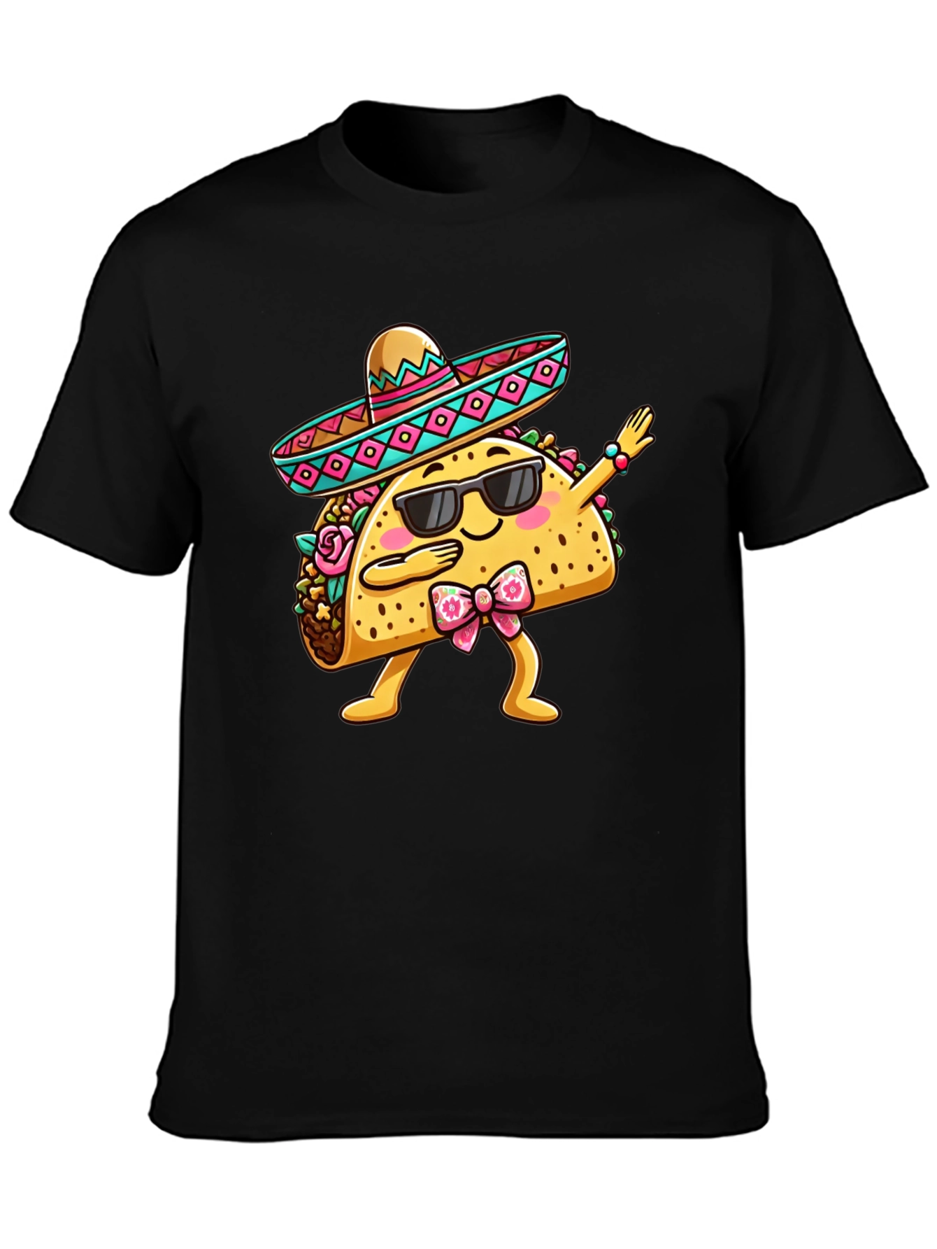 Dabbing Taco T-Shirt - Funny Cinco de Mayo Tee