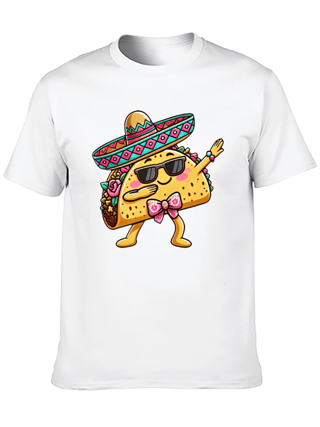 Dabbing Taco T-Shirt - Funny Cinco de Mayo Tee