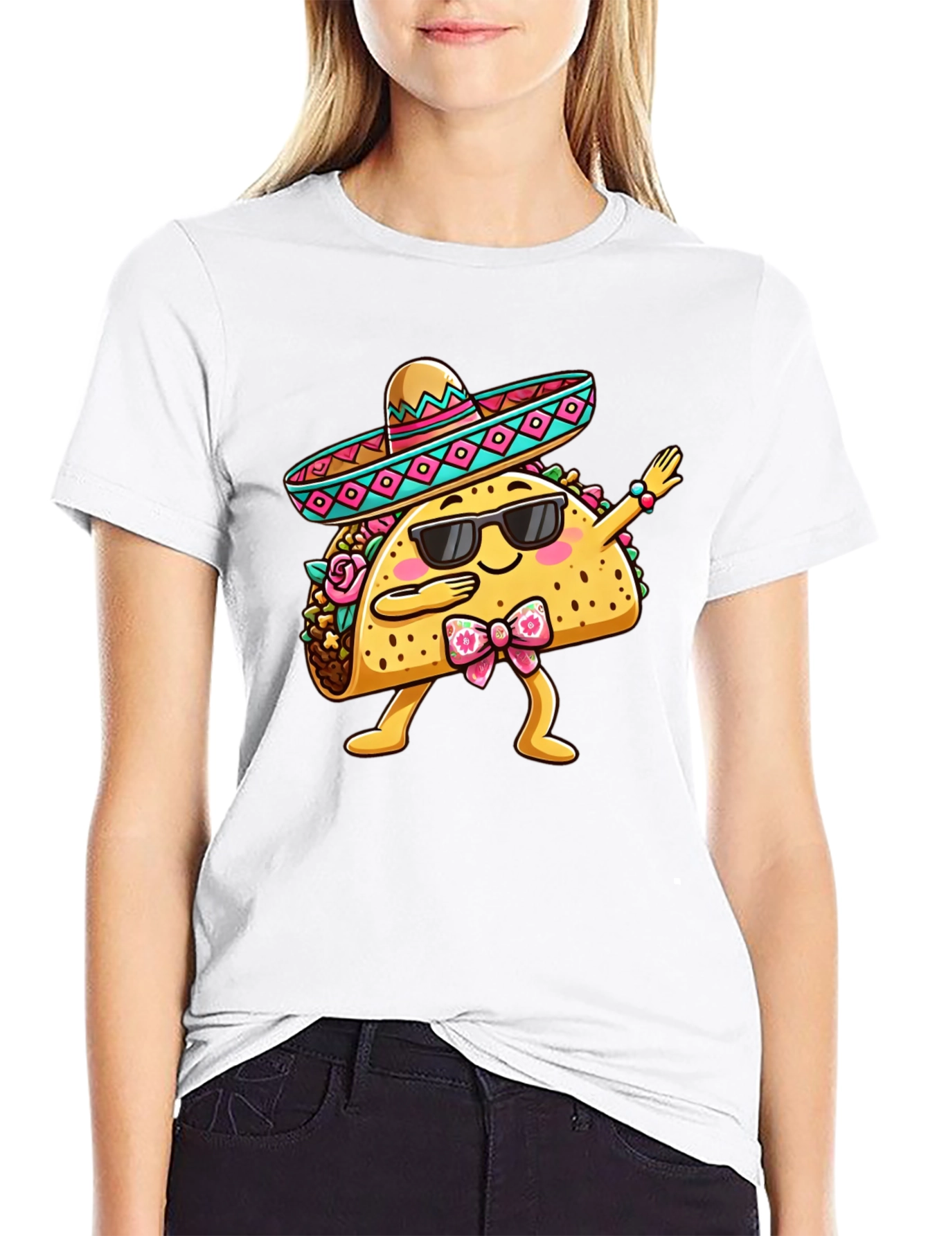 Dabbing Taco T-Shirt - Funny Cinco de Mayo Tee