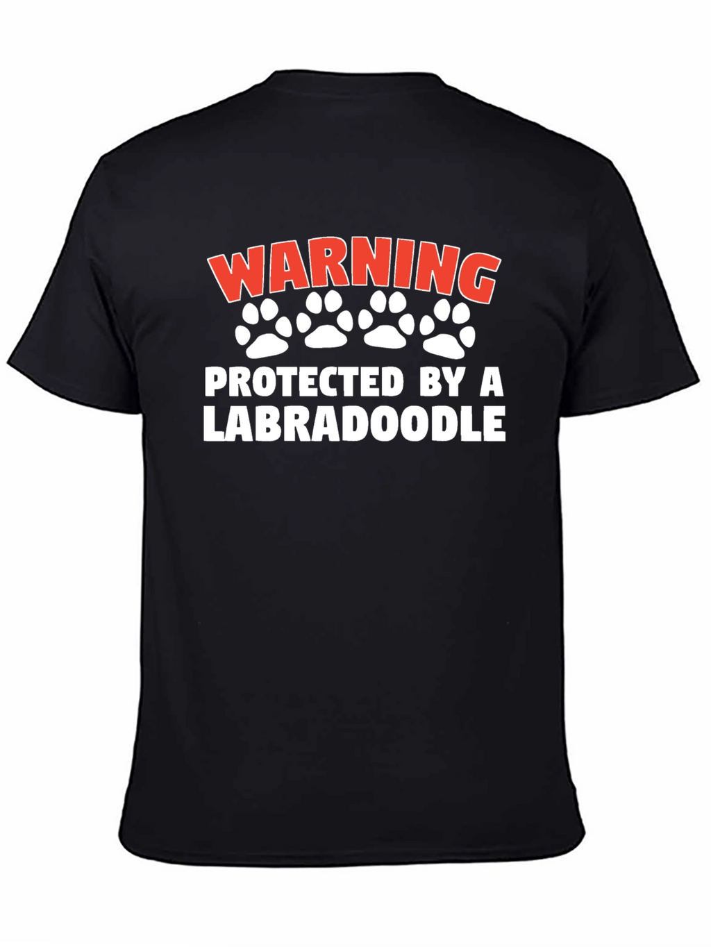 Warning Protected by a Labradoodle T-Shirt