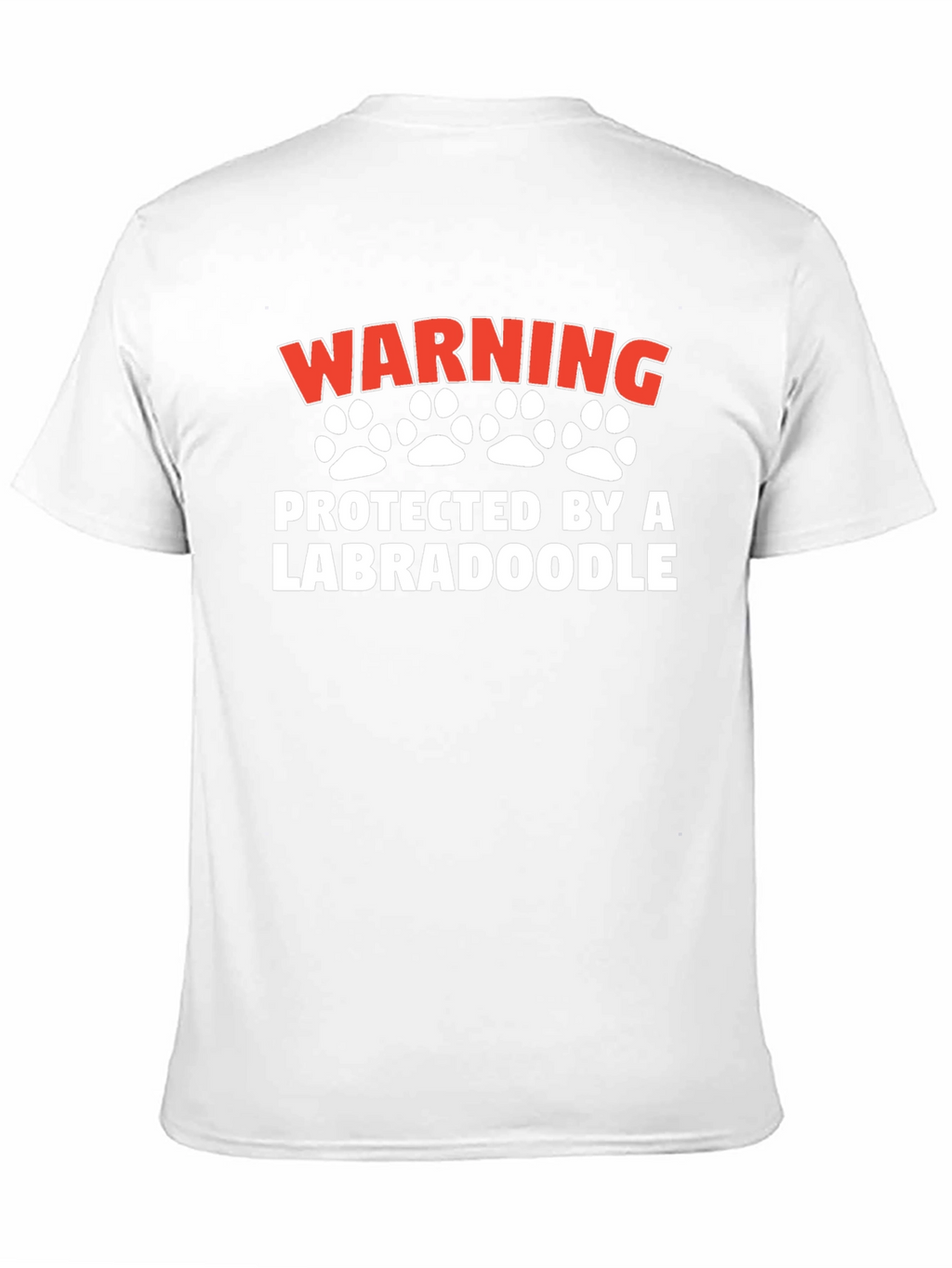 Warning Protected by a Labradoodle T-Shirt