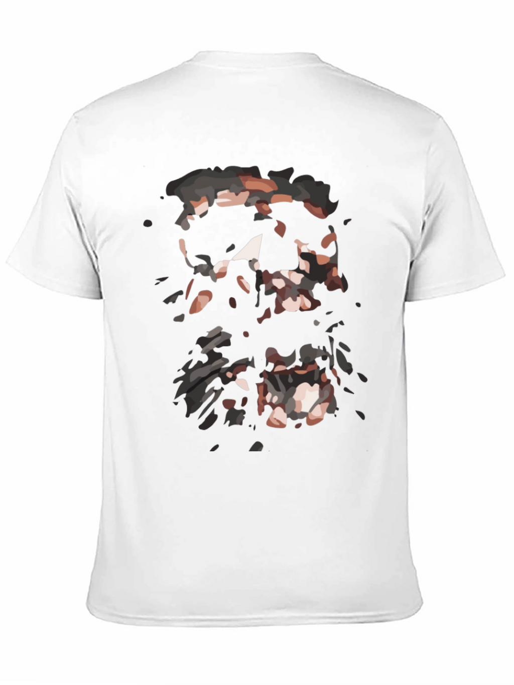 Abstract Graphic Print Black T-Shirt for Men