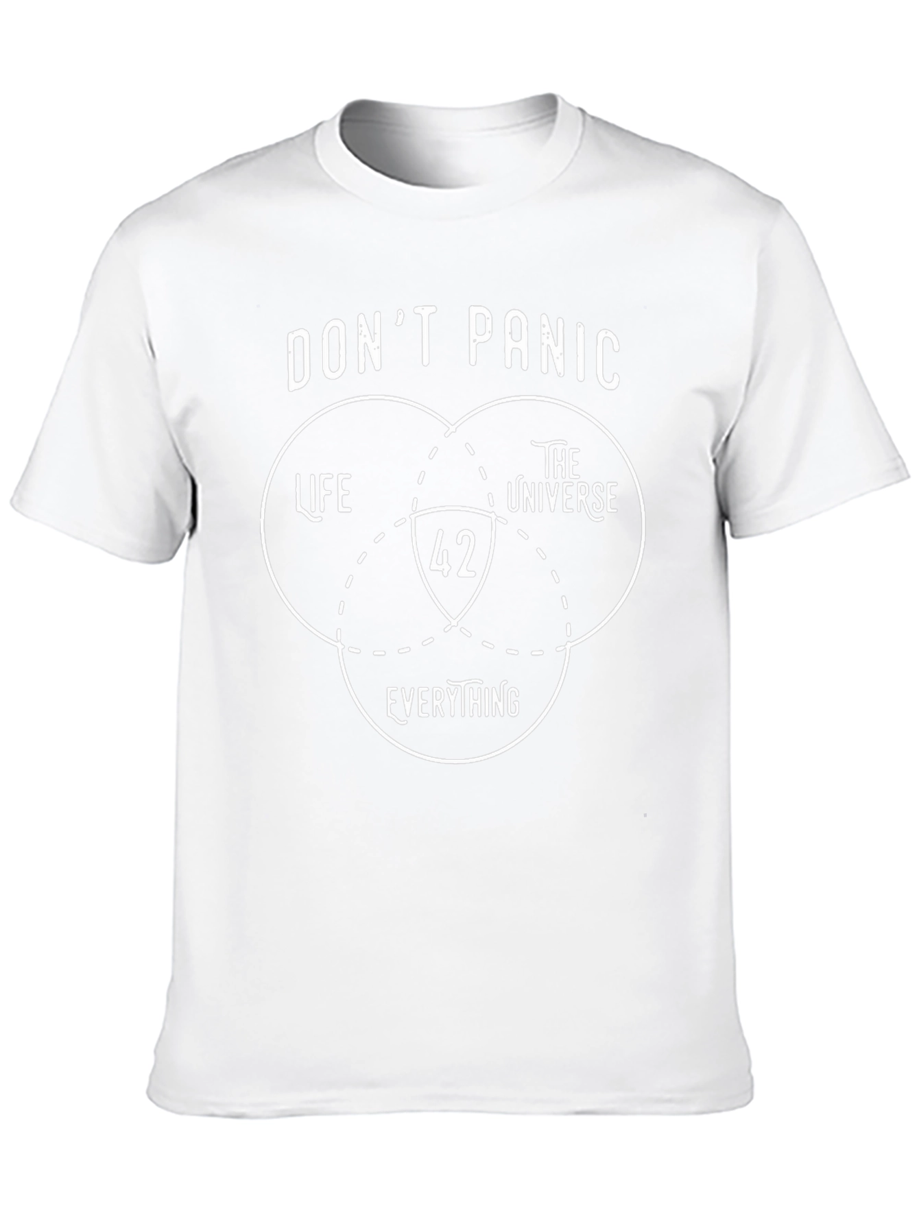 Dont Panic T-Shirt 42 Life Universe Everything