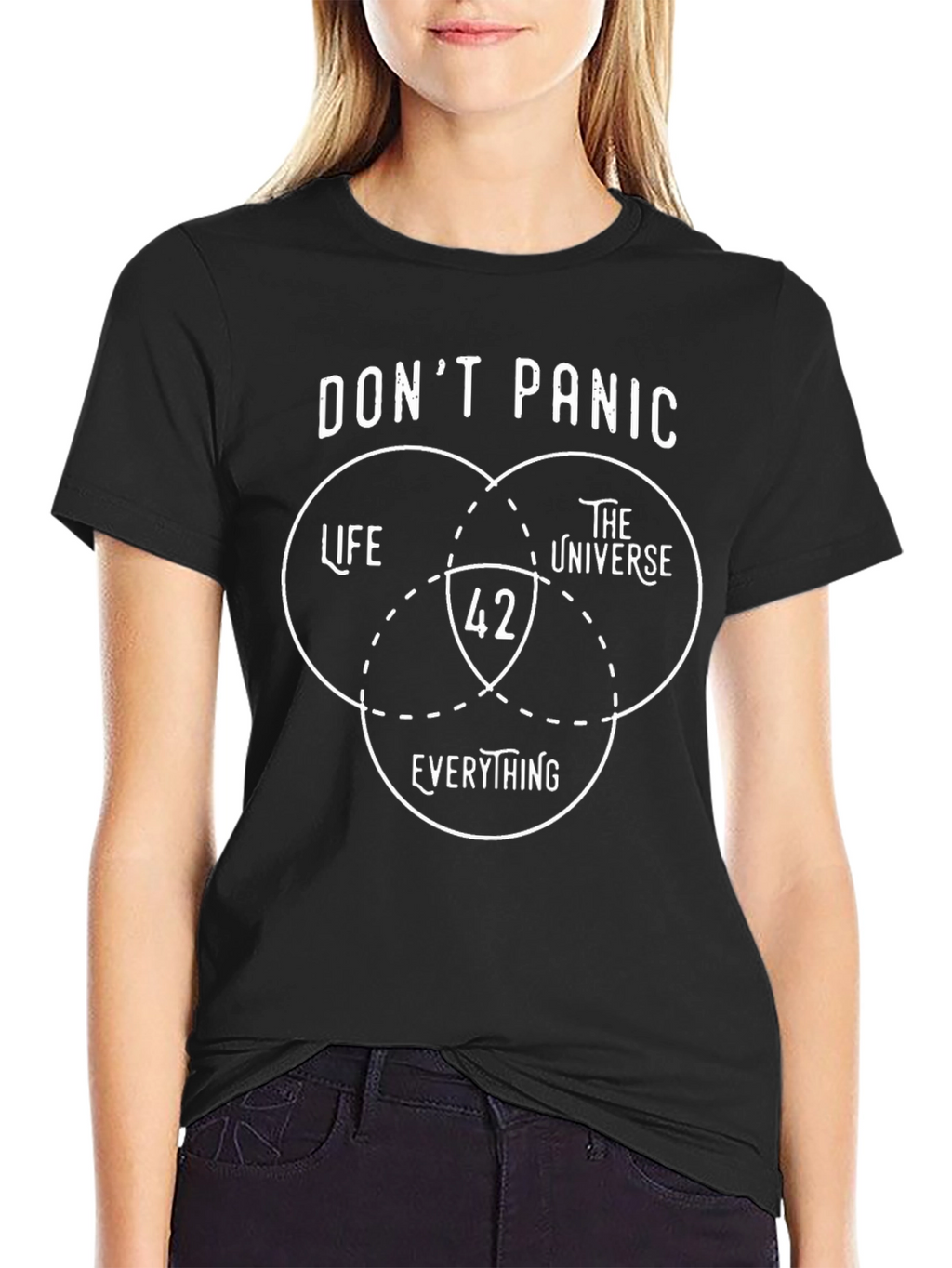 Dont Panic T-Shirt 42 Life Universe Everything