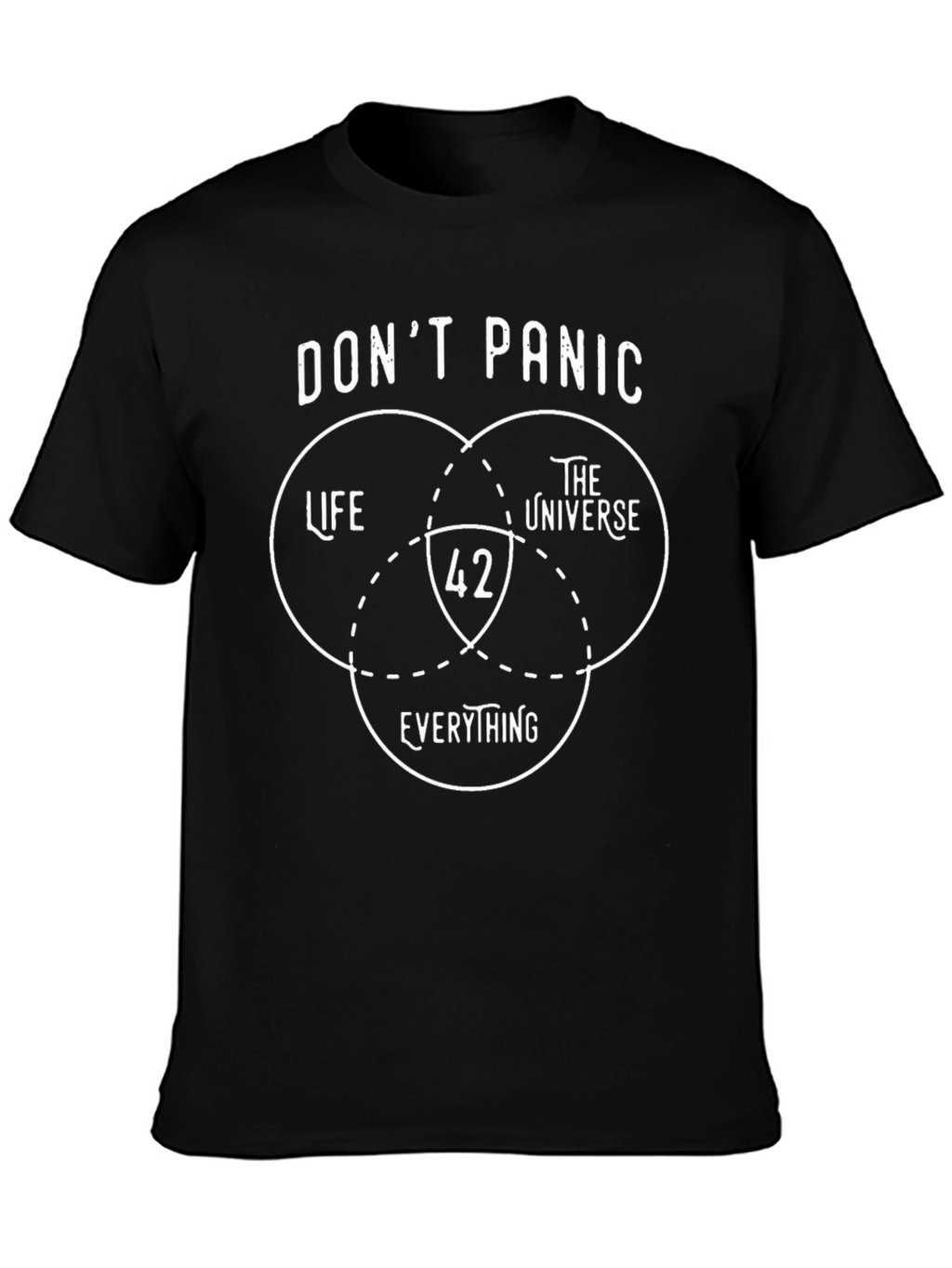 Dont Panic T-Shirt 42 Life Universe Everything