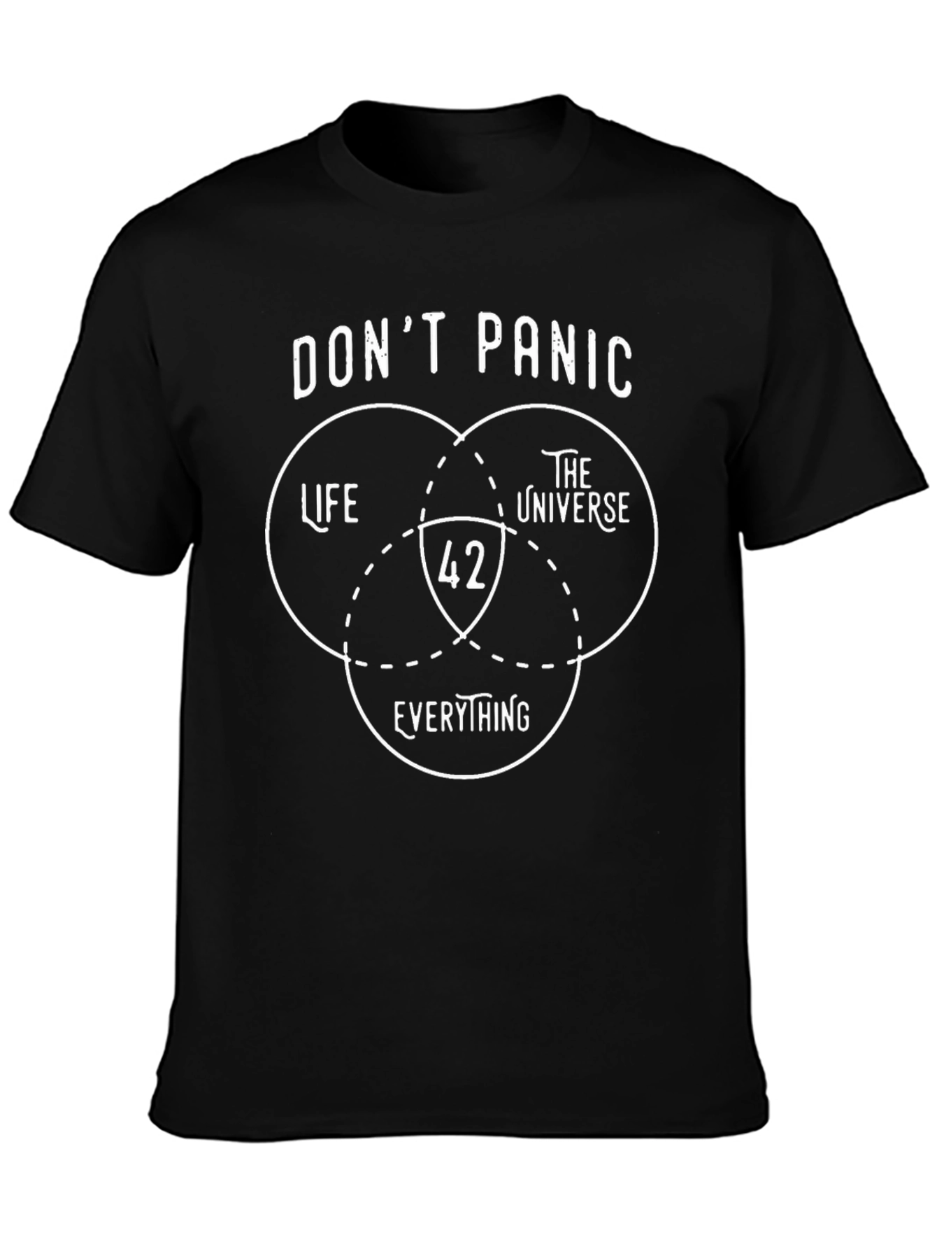 Dont Panic T-Shirt 42 Life Universe Everything