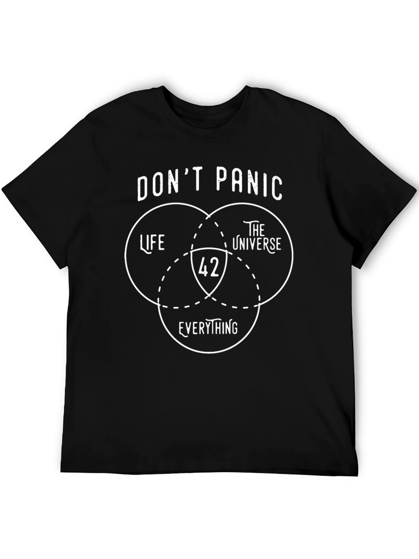 Dont Panic T-Shirt 42 Life Universe Everything