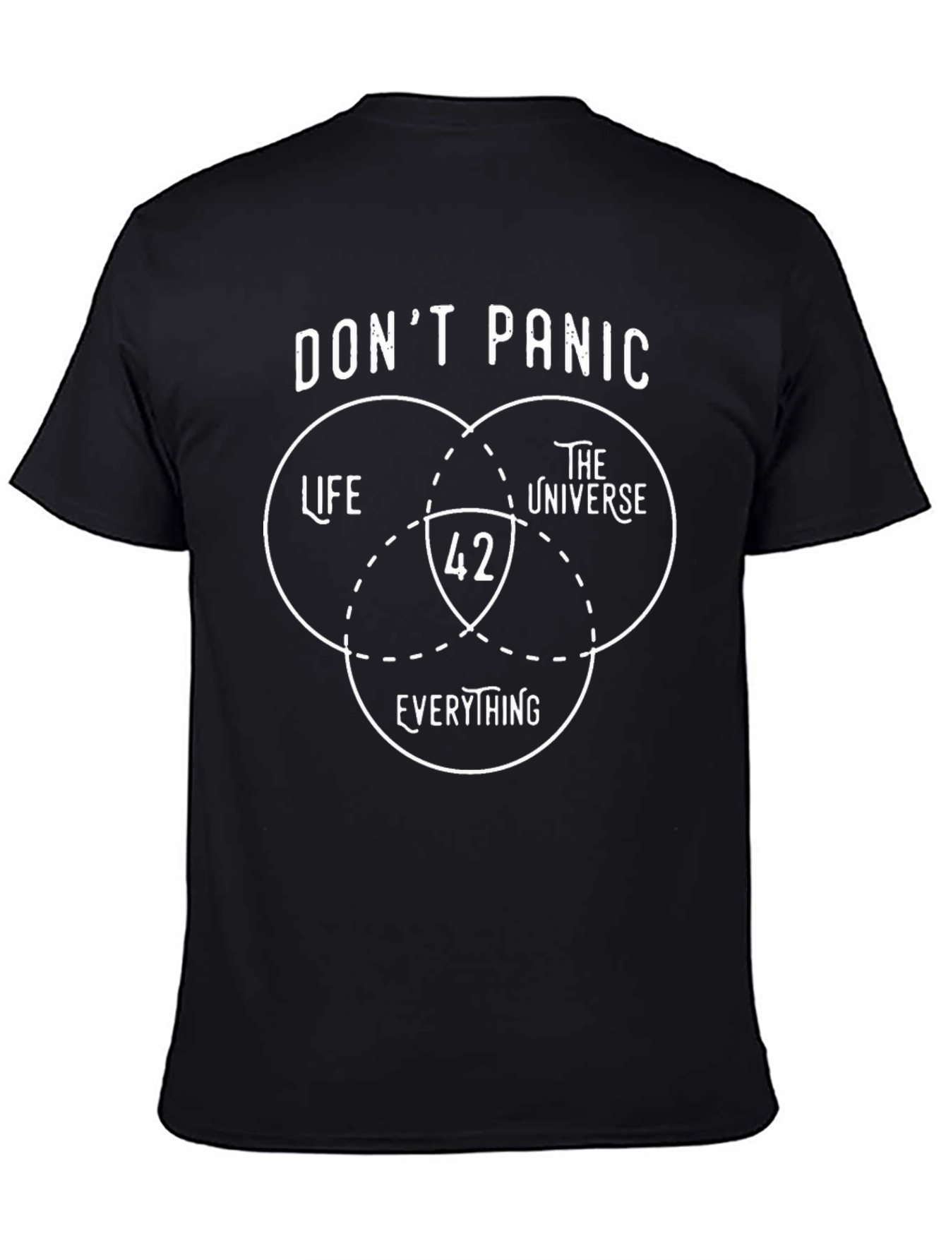 Dont Panic T-Shirt 42 Life Universe Everything