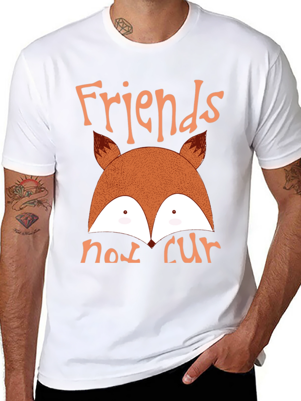 Friends Not Fur Fox T-Shirt