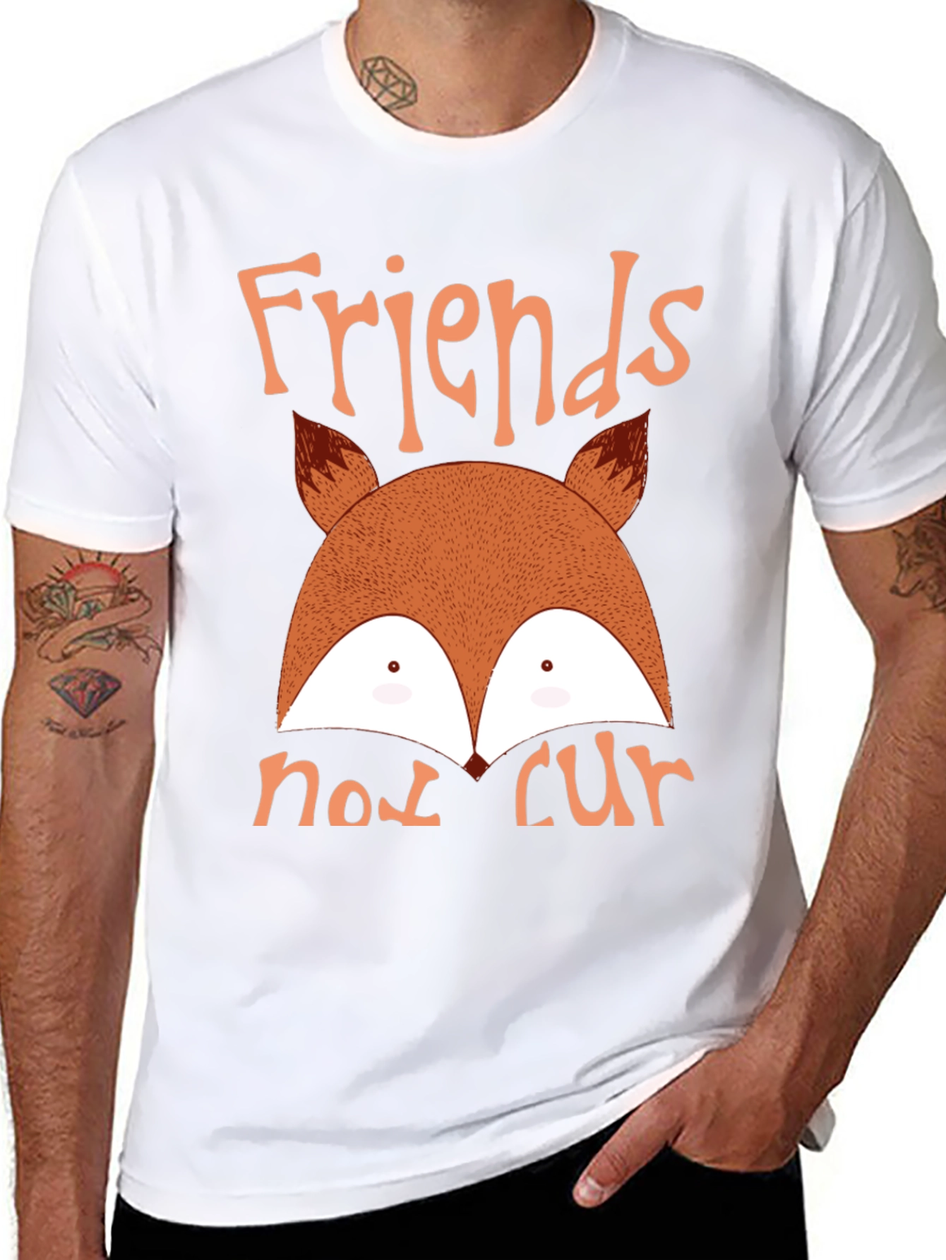 Friends Not Fur Fox T-Shirt