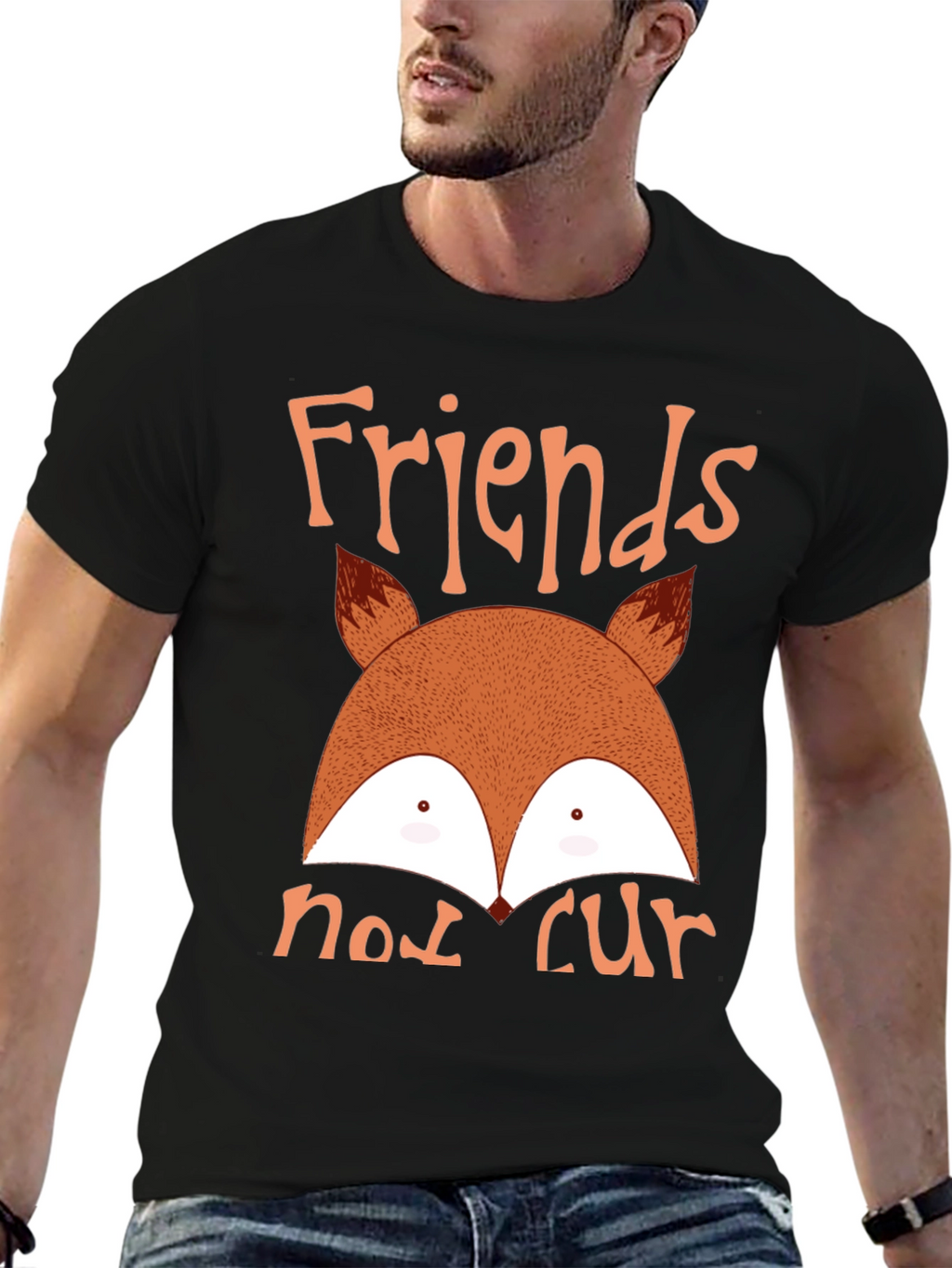 Friends Not Fur Fox T-Shirt