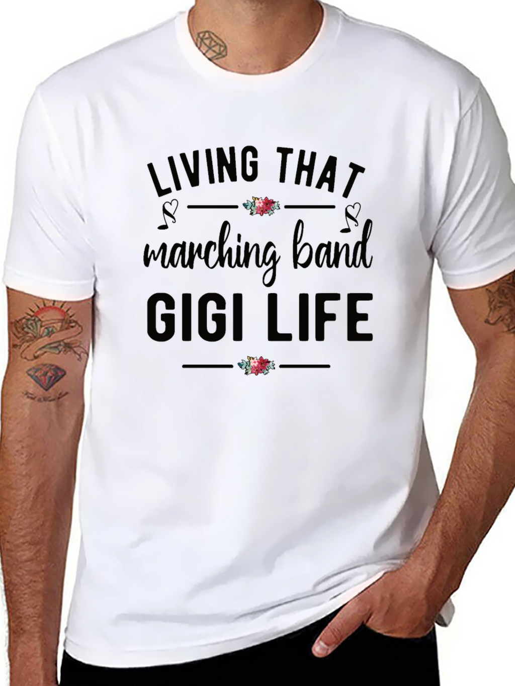 Marching Band Gigi Life Graphic T-Shirt