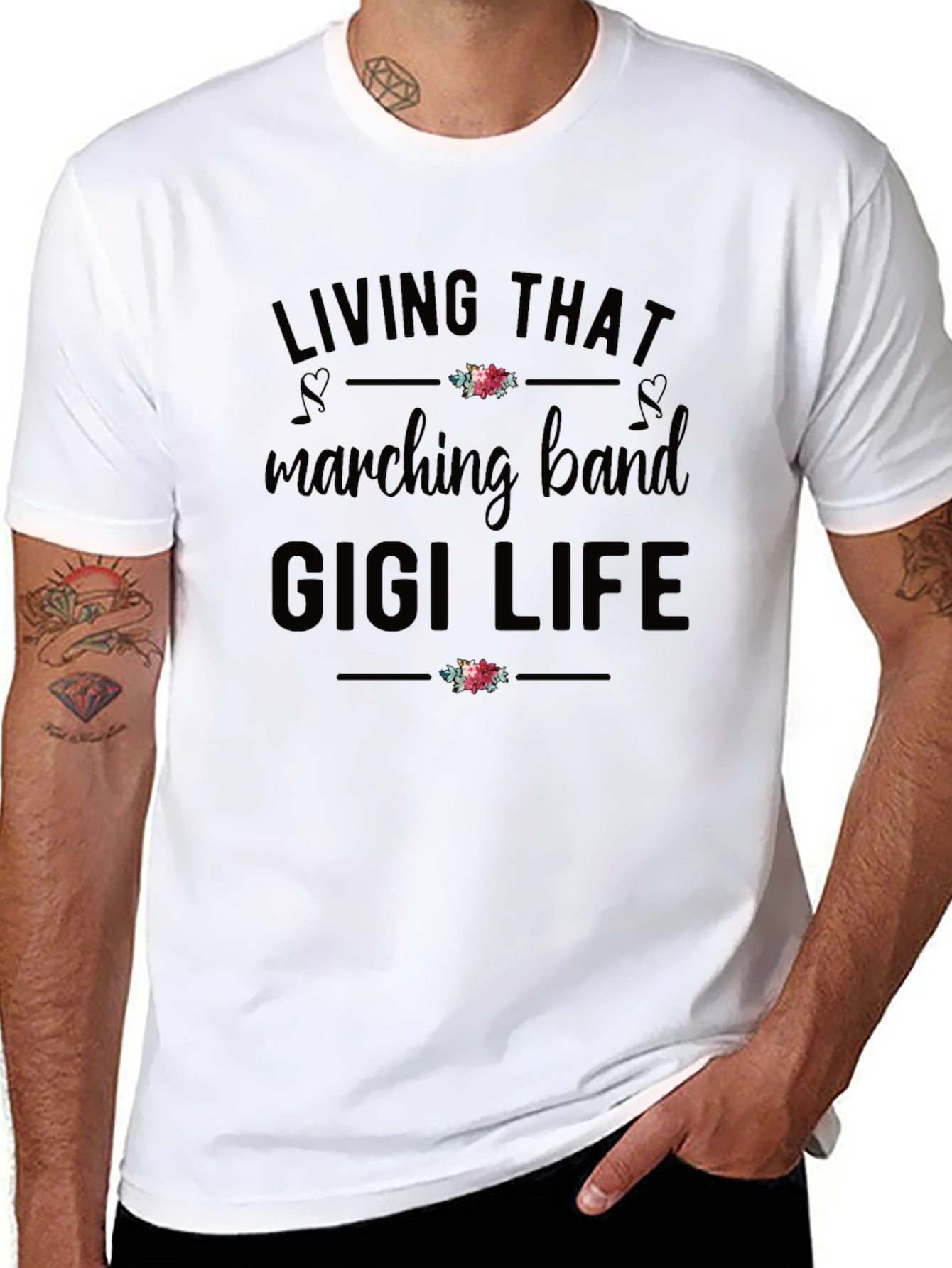 Marching Band Gigi Life Graphic T-Shirt