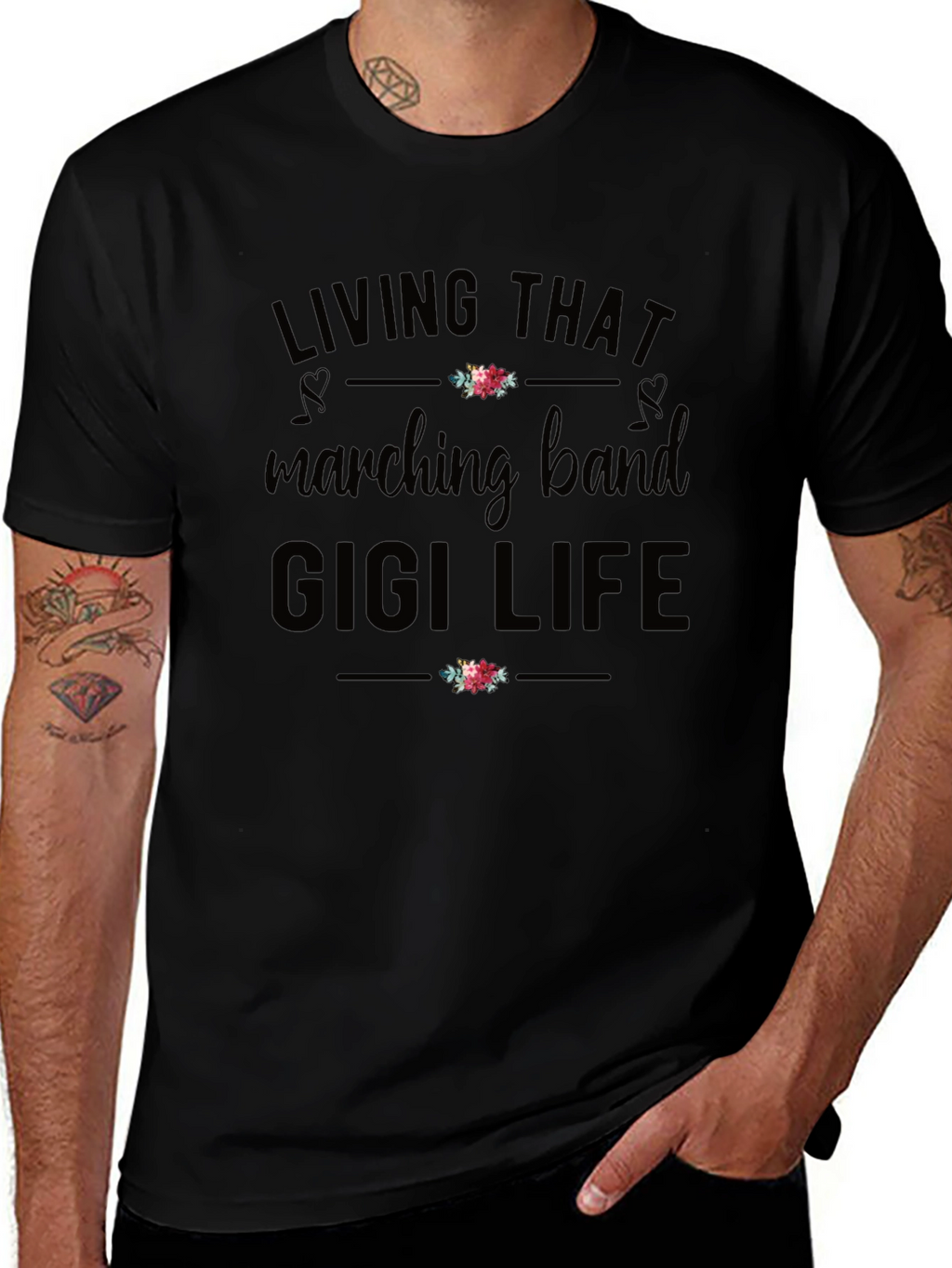 Marching Band Gigi Life Graphic T-Shirt