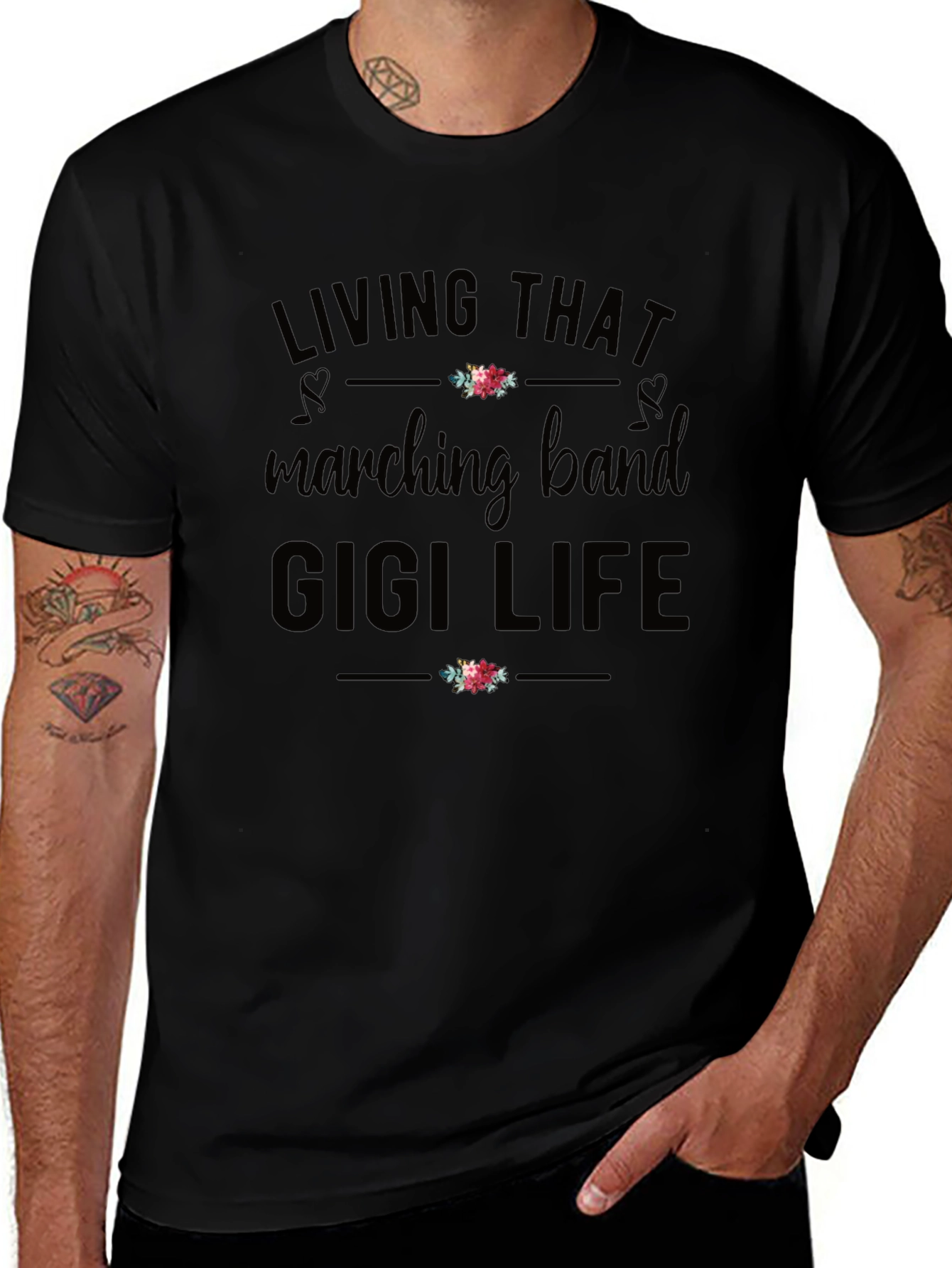 Marching Band Gigi Life Graphic T-Shirt