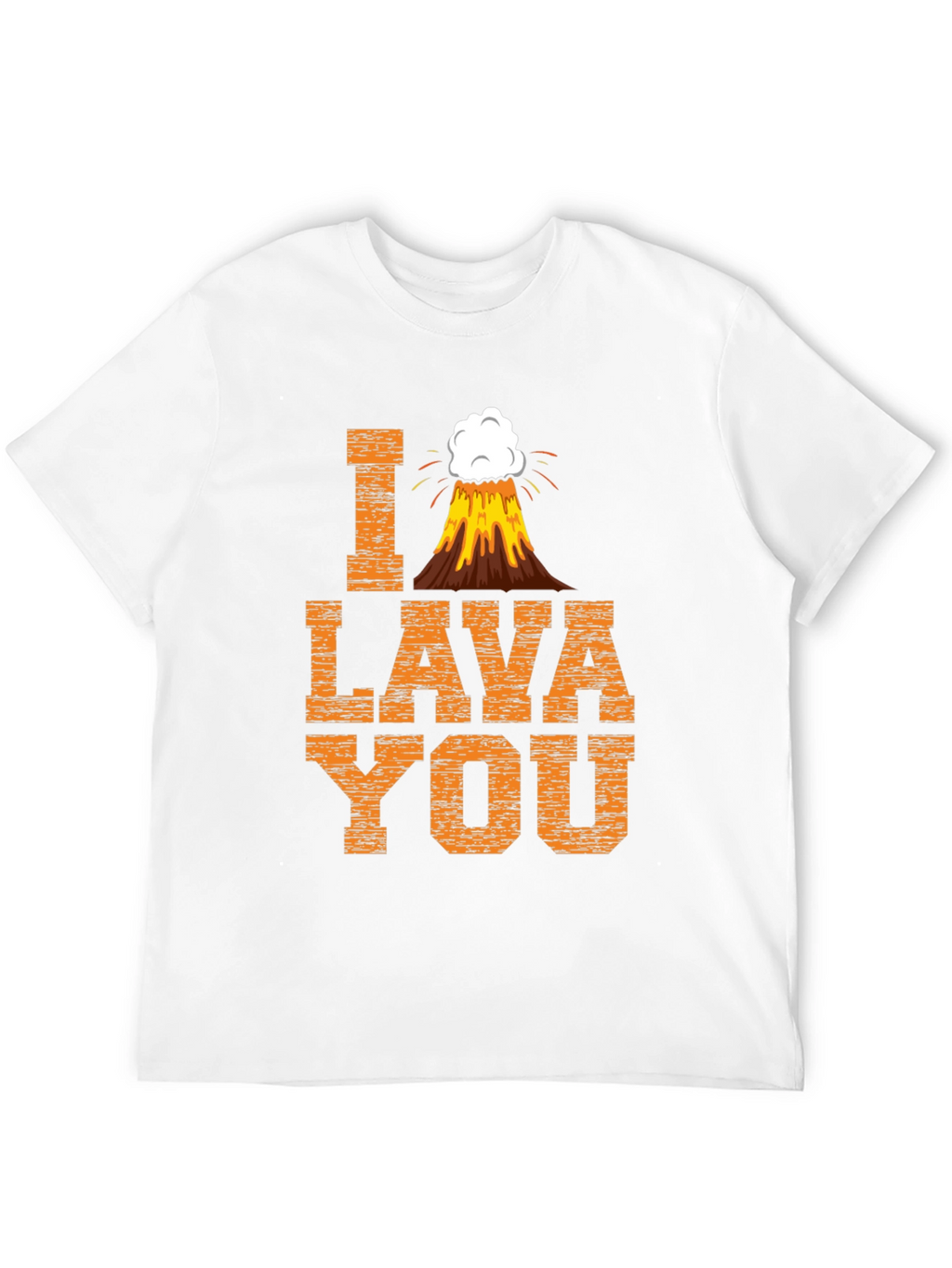 I Lava You Graphic T-Shirt - Funny Volcano Design